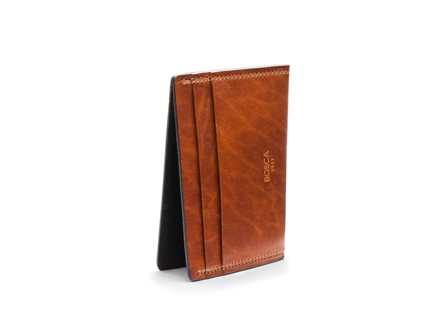 Bosca Mens Dolce Collection - Weekend Wallet ( Amber , One Size ) Amber One Size U3