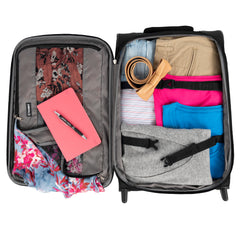 Travelpro Tourlite Softside Expandable Upright 2 Wheel Luggage, Lightweight Suitcase, Men and Women ( Black , One Size ) Black One Size U16