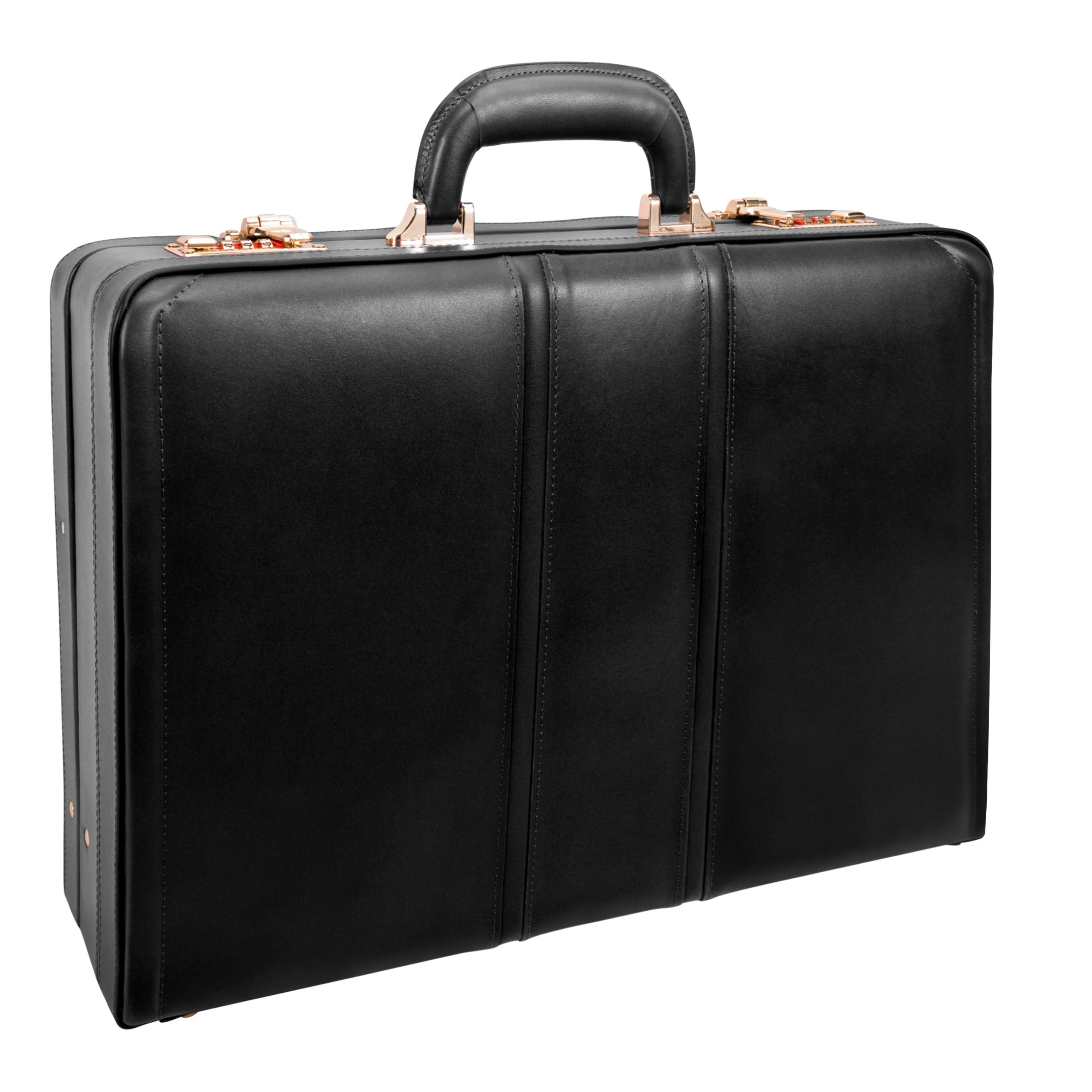 McKlein USA Coughlin Leather 4.5" Expandable Attache Briefcase U1