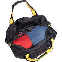 A.SAKS 22” CarryOn Nylon Duffel Bag w/Pouch ( Black , 22-inch ) Black 22 Inch U1