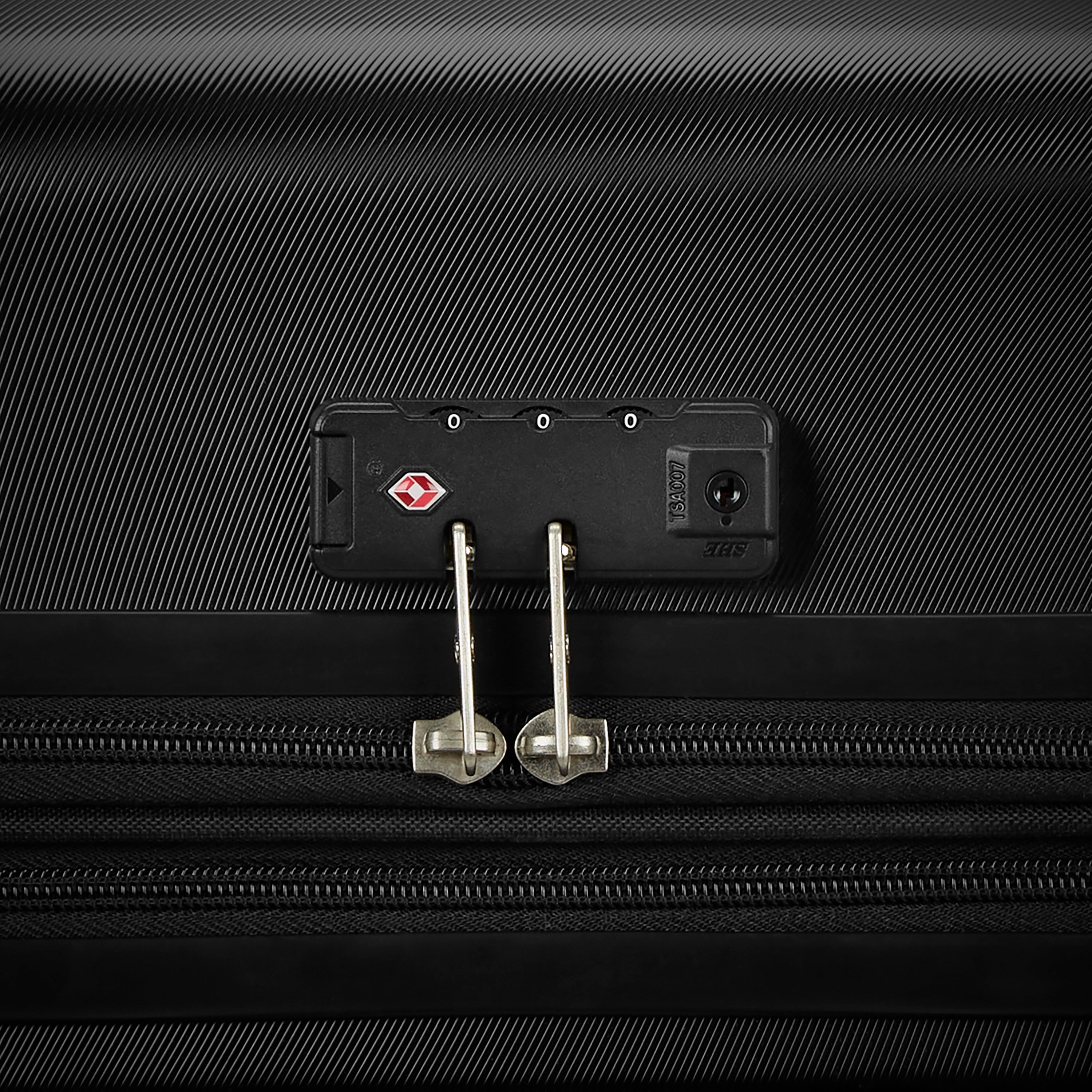 Samsonite Evolve SE Hardside Expandable Spinner Luggage ( Bass Black , 3PC SET (CO/M/L) ) Bass Black 3 PC SET CO M L U2