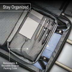 Samsonite Octiv Hardside Spinner ( Stealth Black , Check-Medium 24 ) Stealth Black Check Medium 24 U8