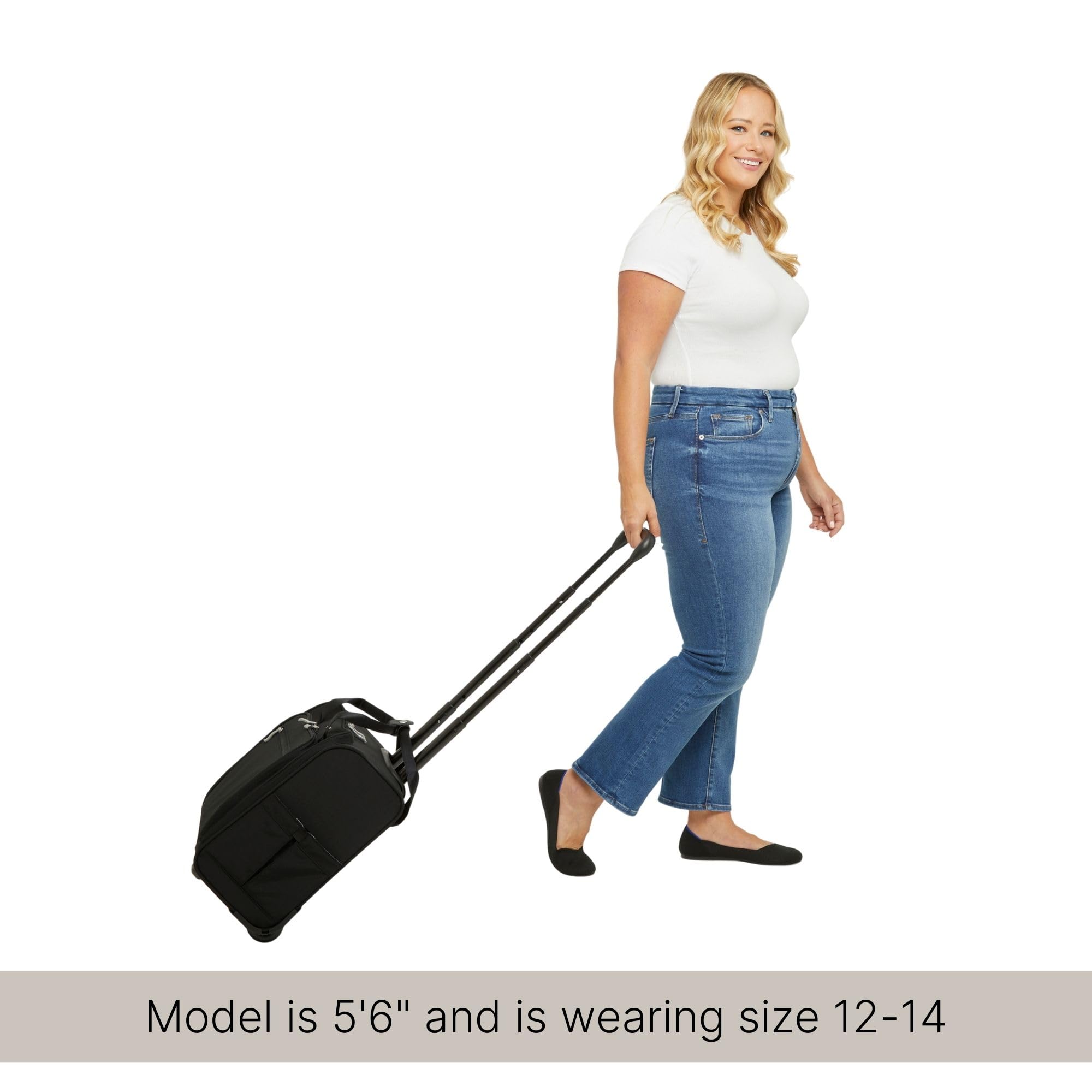 Baggallini 2 Wheel Underseater ( Black II , One Size ) Black II One Size U1