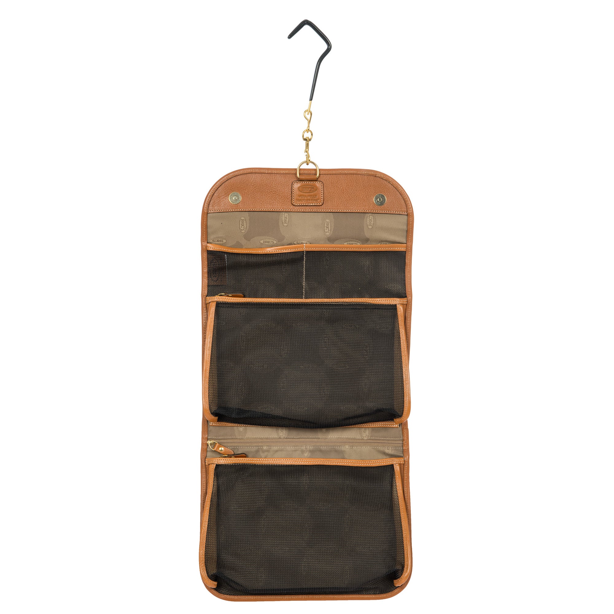 Bric's Life Pelle Tri-fold Traveler ( Cognac , One Size ) Cognac One Size U1