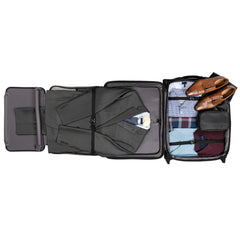 Travelpro Crew Versapack Max Carry-On Exp Rollaboard Jet Black Checked Medium 26 Inch U2