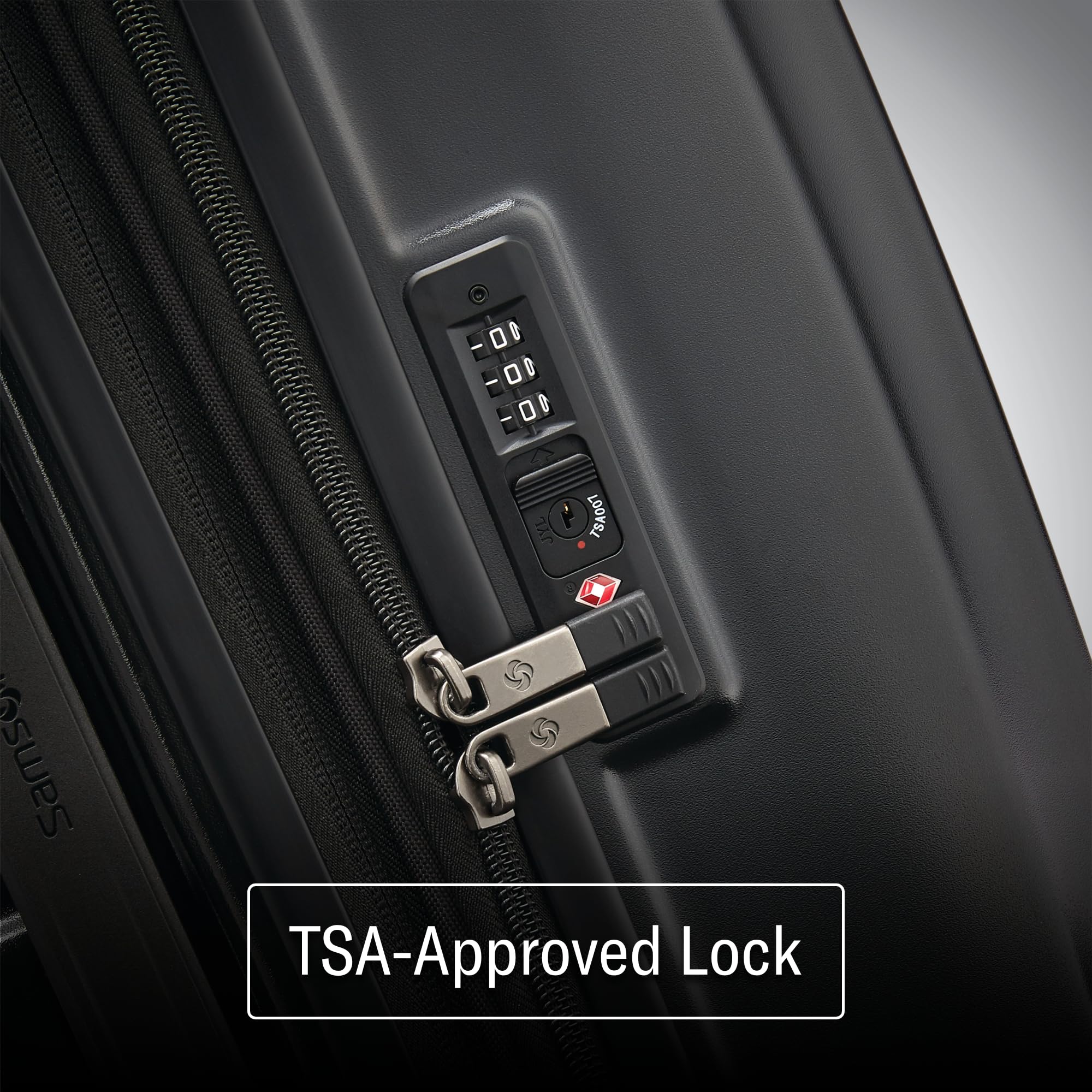 Samsonite Octiv Hardside Spinner ( Stealth Black , Check-Large 28 ) Stealth Black Check Large 28 U16