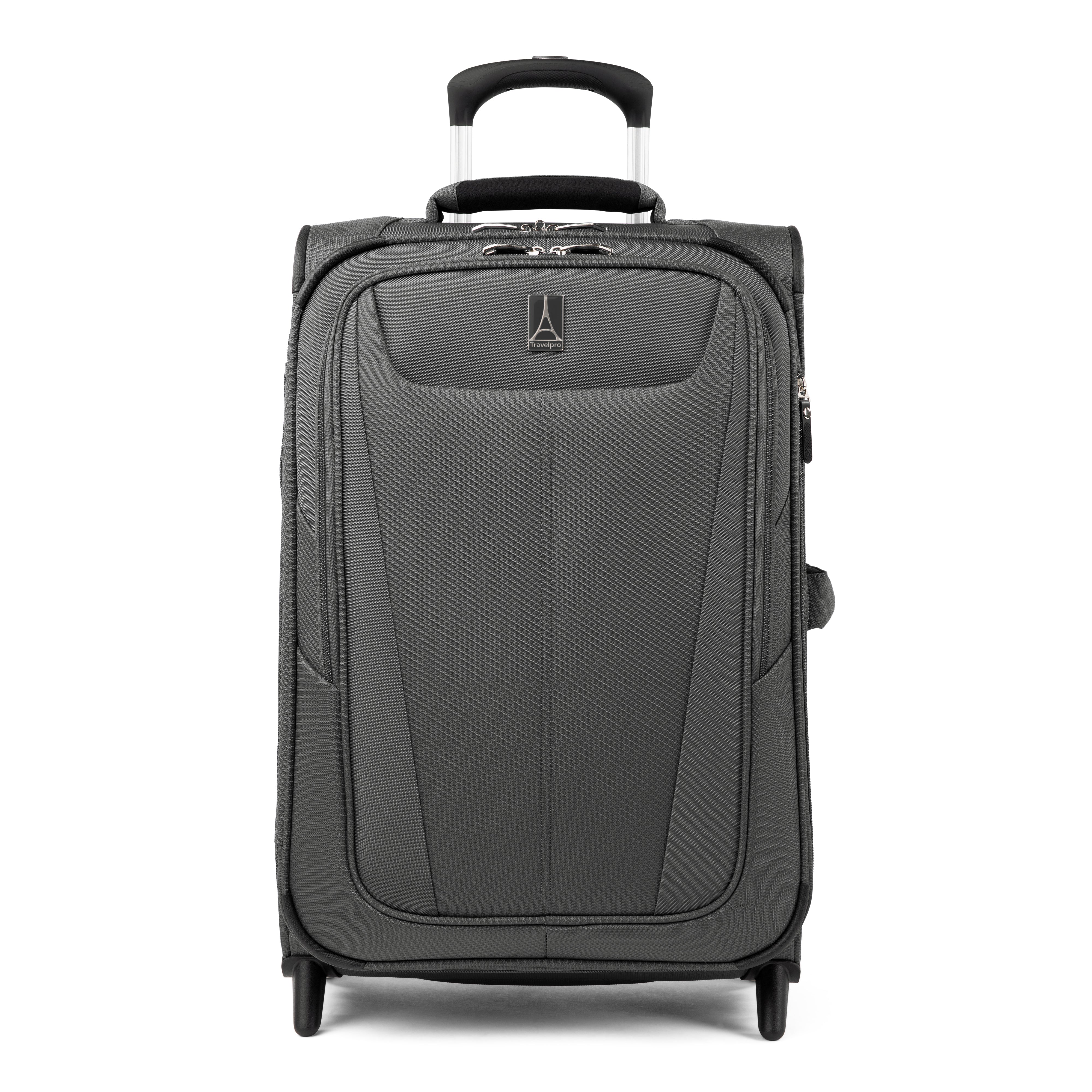 Travelpro Maxlite 5 Softside Expandable Upright 2 Wheel Luggage, Lightweight Suitcase, Men and Women ( Shadow Grey , Carry-on 22-Inch ) Shadow Grey Carry On 22 Inch U23