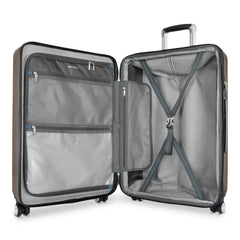 Ricardo Beverly Hills Melrose Hardside Expandable Luggage with Lightweight Construction for Smooth Traveling, Stylish, Durable, and Spacious, Men and Women ( Bronze , Check-In Medium 25-Inch ) Bronze Check In Medium 25 Inch U1