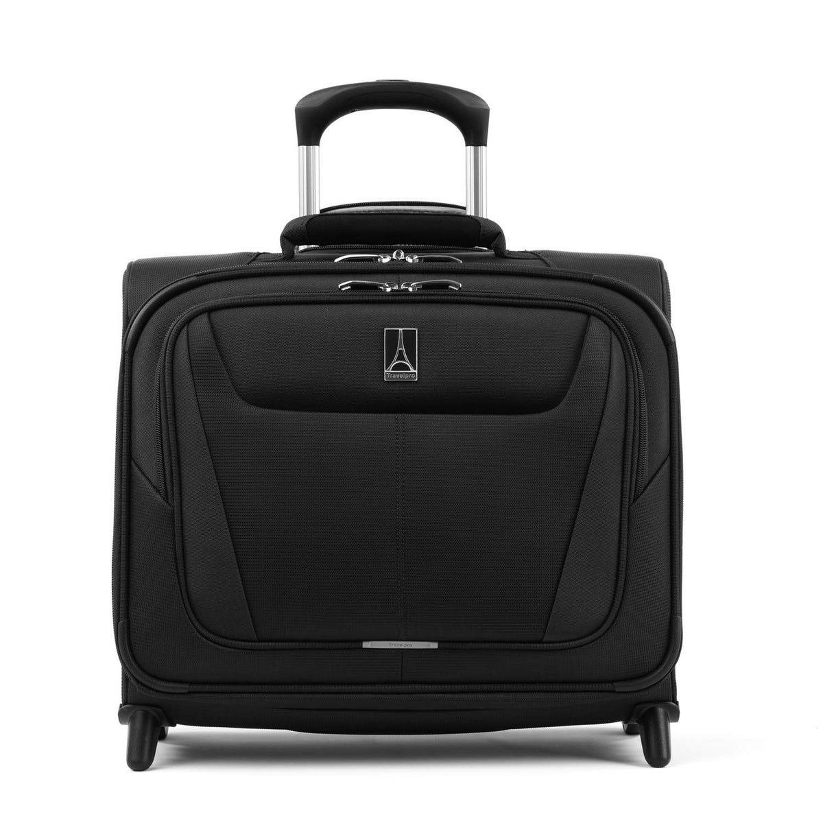Travelpro Maxlite 5 Softside Lightweight Rolling Underseat Tote Upright 2 Wheel Bag, Men and Women ( Black , 16-Inch ) Black 16 Inch U33