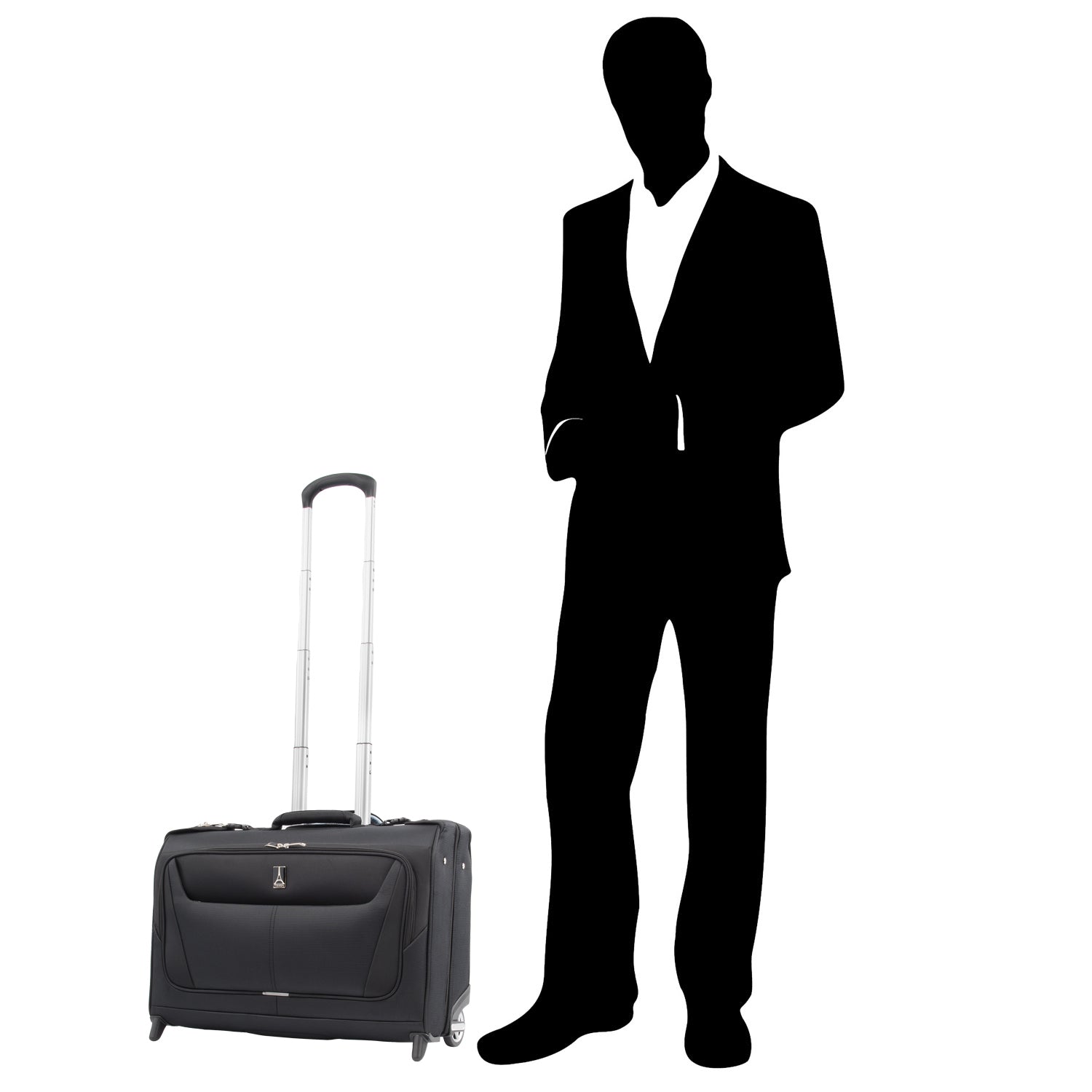 Travelpro Maxlite 5 Softside Lightweight Carry-On Upright 2 Wheel Rolling Garment Bag, Men and Women ( Black , One Size ) Black One Size U21