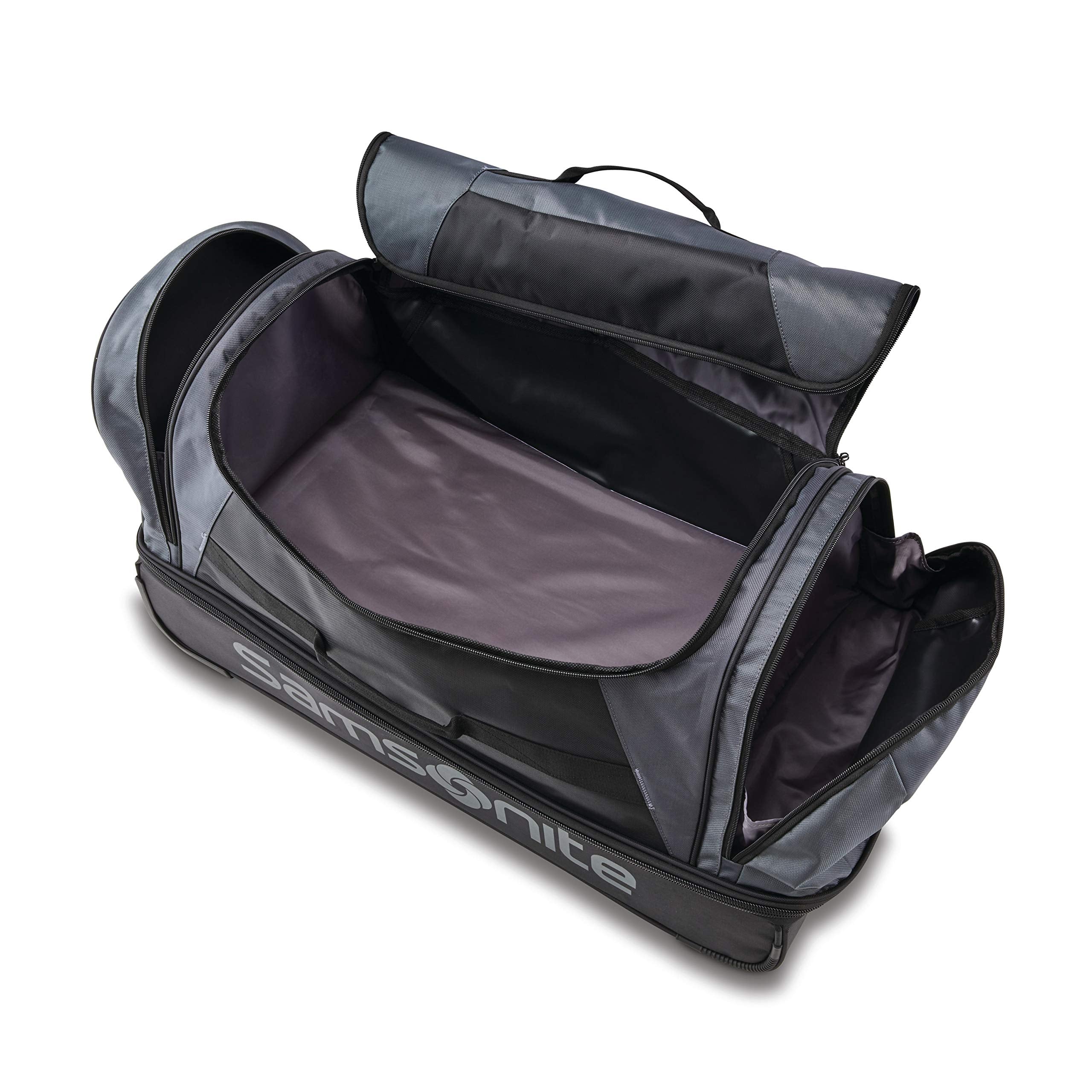 Samsonite Andante 2 Wheeled 22-Inch Duffle ( Riverrock/Black , 22-Inch ) Riverrock/Black 22 Inch U4