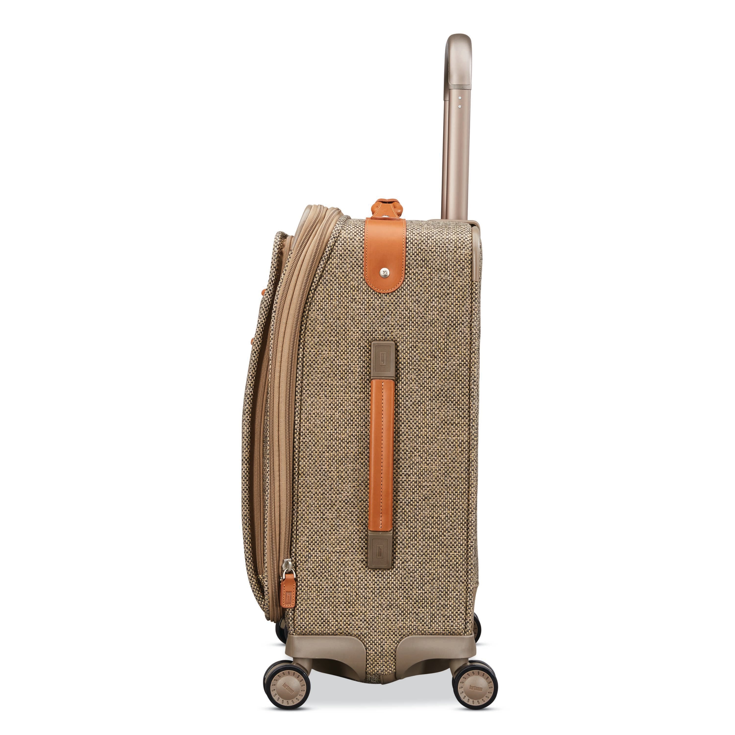Hartmann Tweed Legend Domestic Carry On Expandable Spinner Natural Tweed  U1