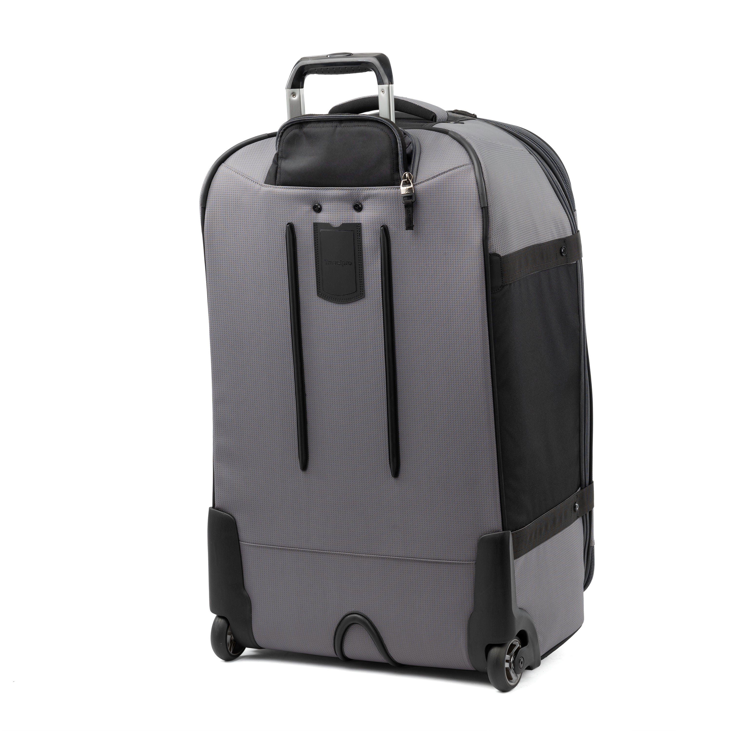 Travelpro Unisex-Adult Bold Softside Expandable Rollaboard Upright Luggage ( Grey/Black , Checked-Large 28-Inch ) Grey/Black Checked Large 28 Inch U2