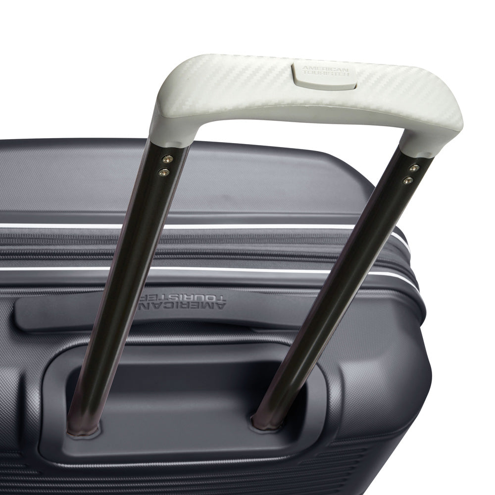 American Tourister Stratum 2.0 Hardside Spinner Luggage Collection ( Charcoal , 28-Inch Checked-Large ) Charcoal 28 Inch Checked Large U7