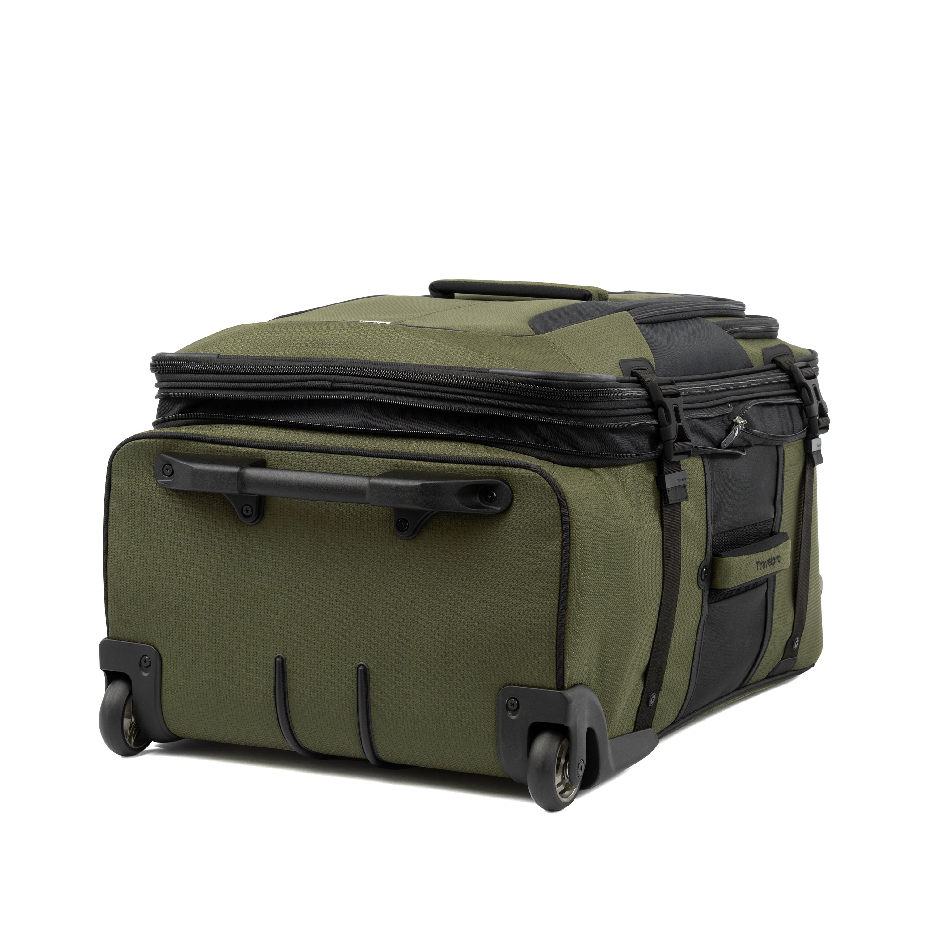 Travelpro Unisex-Adult Bold Softside Expandable Rollaboard Upright Luggage ( Olive/Black , Checked-Large 28-Inch ) Olive/Black Checked Large 28 Inch U6