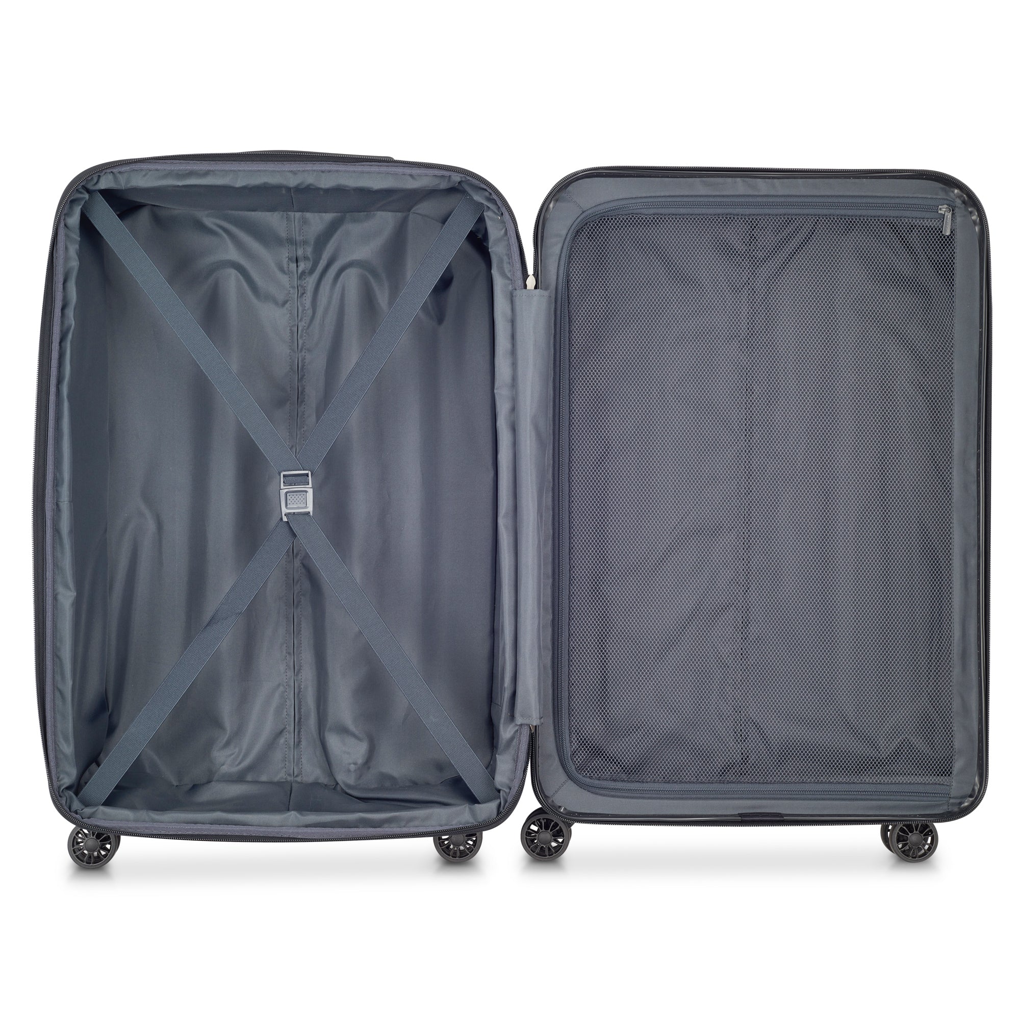 DELSEY Paris Helium Aero Hardside Expandable Luggage with Spinner Wheels ( Teal , Checked-Medium 25 Inch ) Teal Checked Medium 25 Inch U30