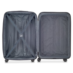 DELSEY Paris Helium Aero Hardside Expandable Luggage with Spinner Wheels ( Teal , Checked-Medium 25 Inch ) Teal Checked Medium 25 Inch U30