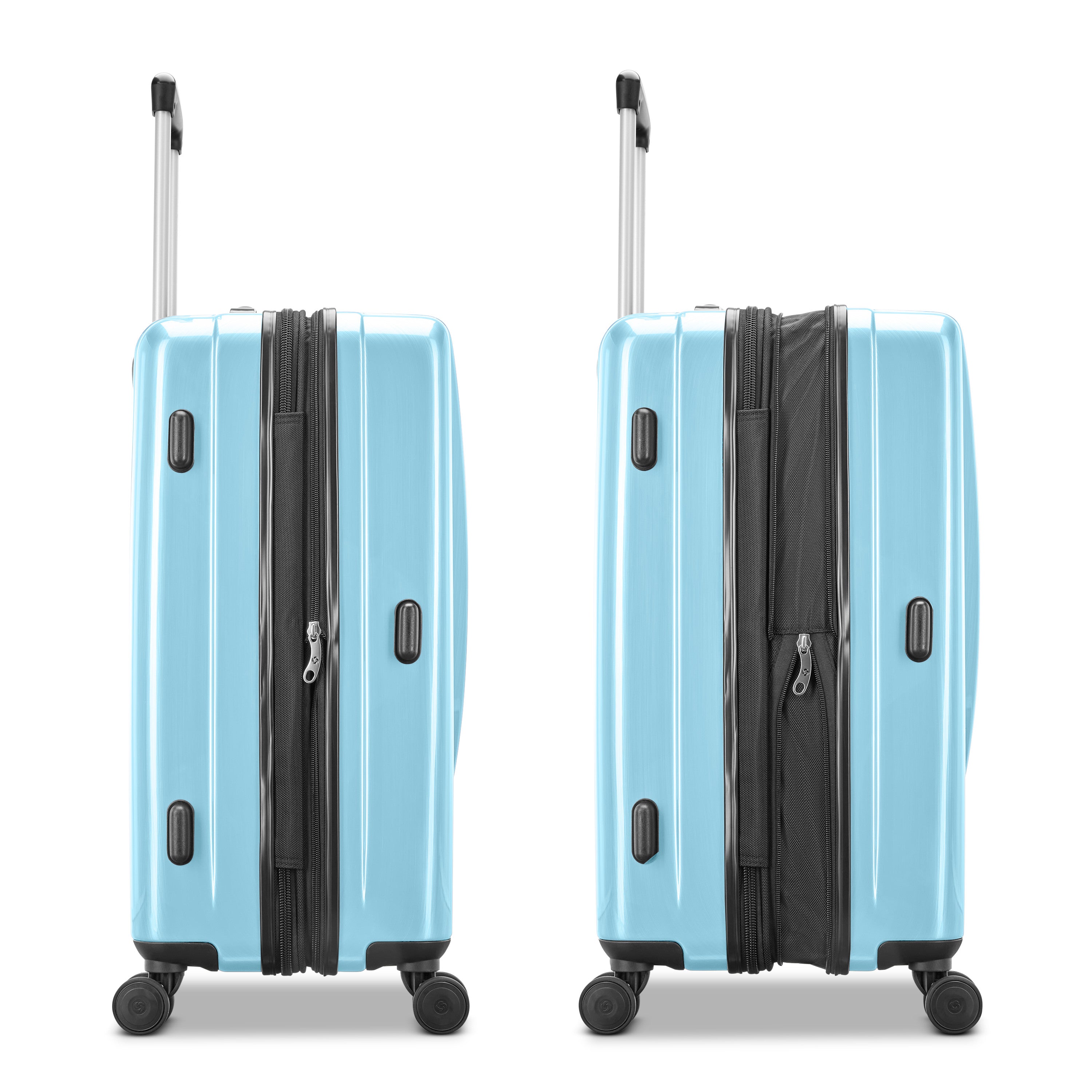 Samsonite Winfield 2 Checked-Large 28-Inch Hardside Expandable Luggage with Spinner Wheels ( Ice Blue , Checked-Large 28-Inch ) Ice Blue Checked Large 28 Inch U15