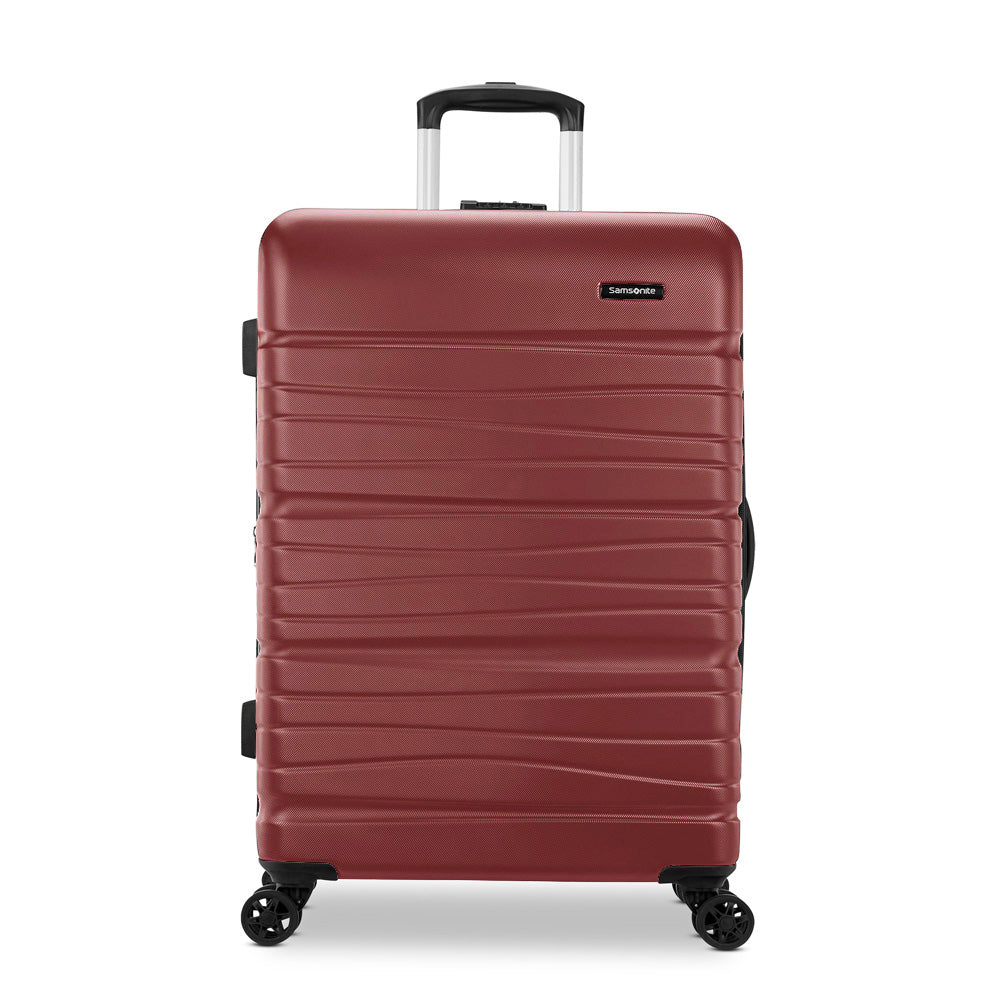 Samsonite Evolve SE Hardside Expandable Spinner Luggage ( Matte Burgundy , Large Spinner ) Matte Burgundy Large Spinner U1