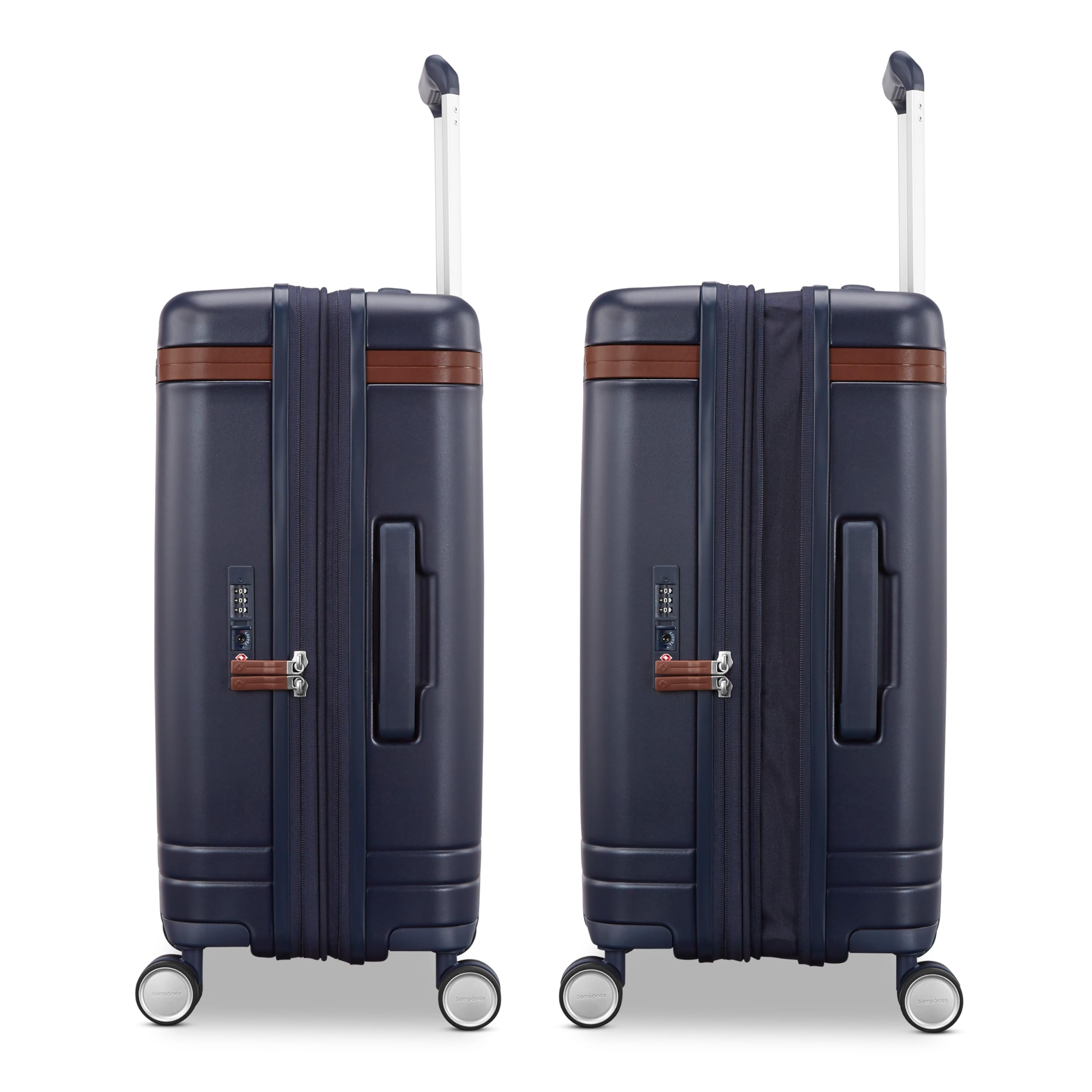 Samsonite Virtuosa Hardside Expandable Luggage with Spinner Wheels ( Navy , Carry-On 21-Inch ) Navy Carry On 21 Inch U3