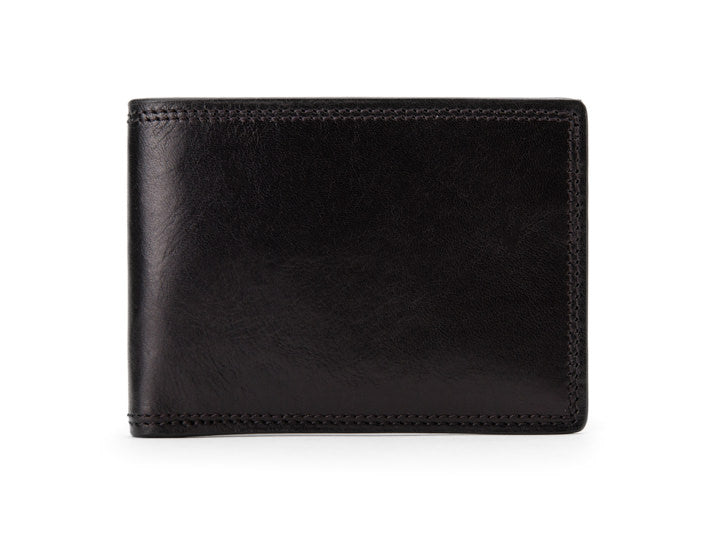 Bosca Men's Wallet, Dolce Small Bifold Wallet ( Black , One Size ) Black One Size U3
