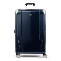 Travelpro Pathways 3 Hardside Expandable Luggage, 8 Spinner Wheels, Lightweight Hard Shell Suitcase ( Royal Blue , Checked Large 28 Inch ) Royal Blue Checked Large 28 Inch U11