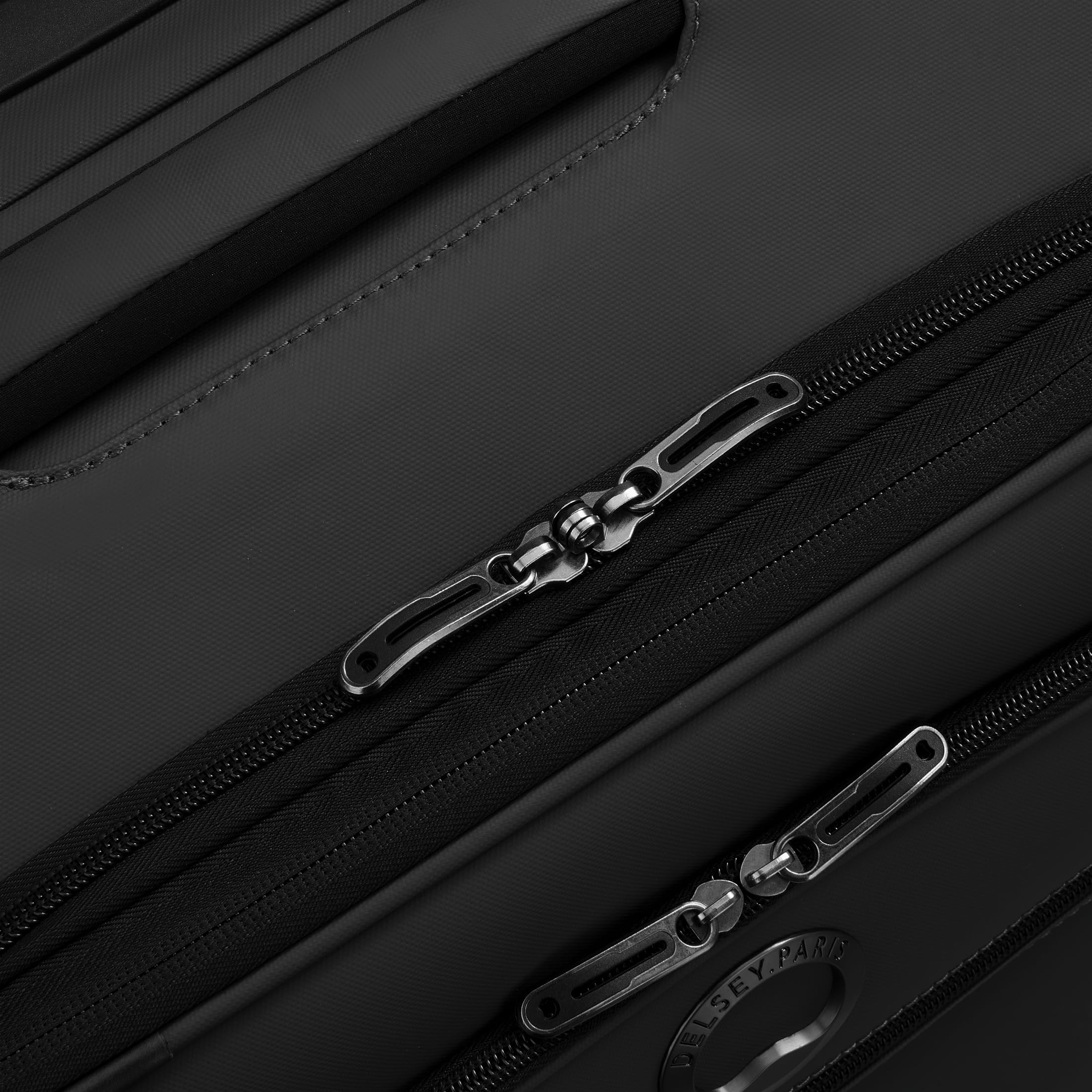DELSEY Paris Sky Lite Softside Expandable Luggage with Spinner Wheels ( Black , Checked-Large 28 Inch ) Black Checked Large 28 Inch U3