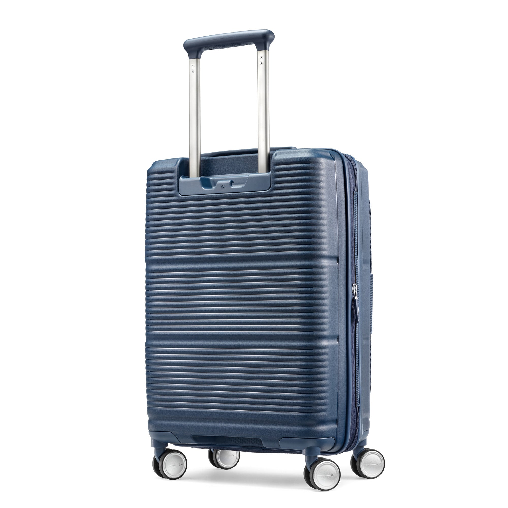 Samsonite Paralux Luggage - Innovative Design - Quick Access Front Pocket - Dual Suspension Wheel Technology - TSA Lock - Expandable - Includes Removable Packing Cubes ( Midnight Navy , Carry-On Spinner ) Midnight Navy Carry On Spinner U1
