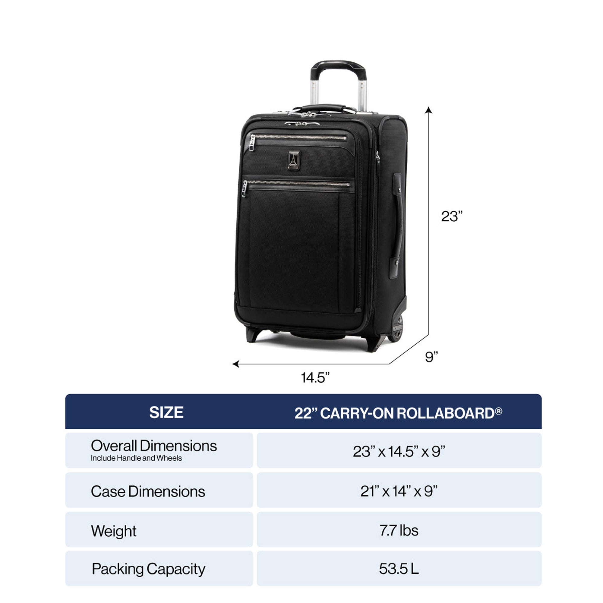 Travelpro Platinum Elite Softside Expandable Luggage, 2 Wheel Upright Suitcase, USB Port, Men and Women ( Rich Espresso , Carry-On 22-Inch ) Rich Espresso Carry On 22 Inch U6