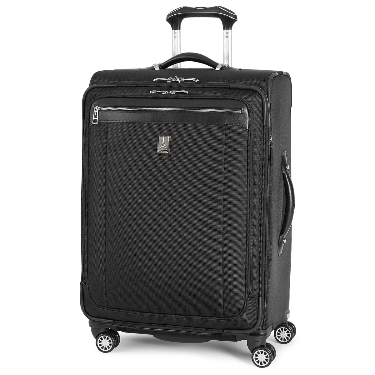Travelpro Platinum Magna 2 | 25-Inch Express Spinner ( Black , Checked-Medium 25-Inch ) Black Checked Medium 25 Inch U1