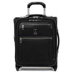 Travelpro Platinum Elite Softside Expandable Luggage, 2 Wheel Upright Suitcase, USB Port, Men and Women ( Shadow Black , Carry-On 16-Inch ) Shadow Black Carry On 16 Inch U9