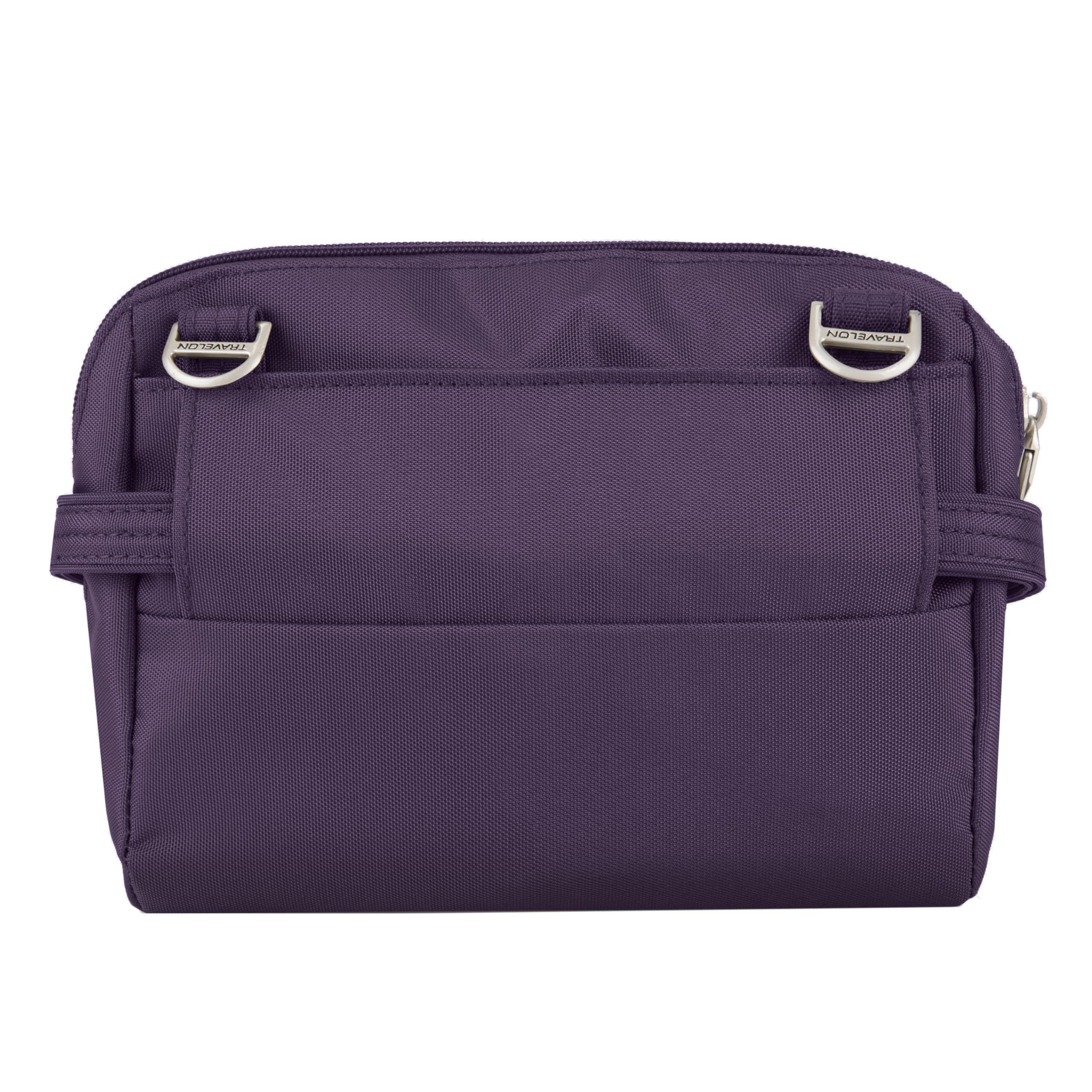 Travelon Anti-Theft Classic Convertible Crossbody & Waist Pack Purple One Size U1