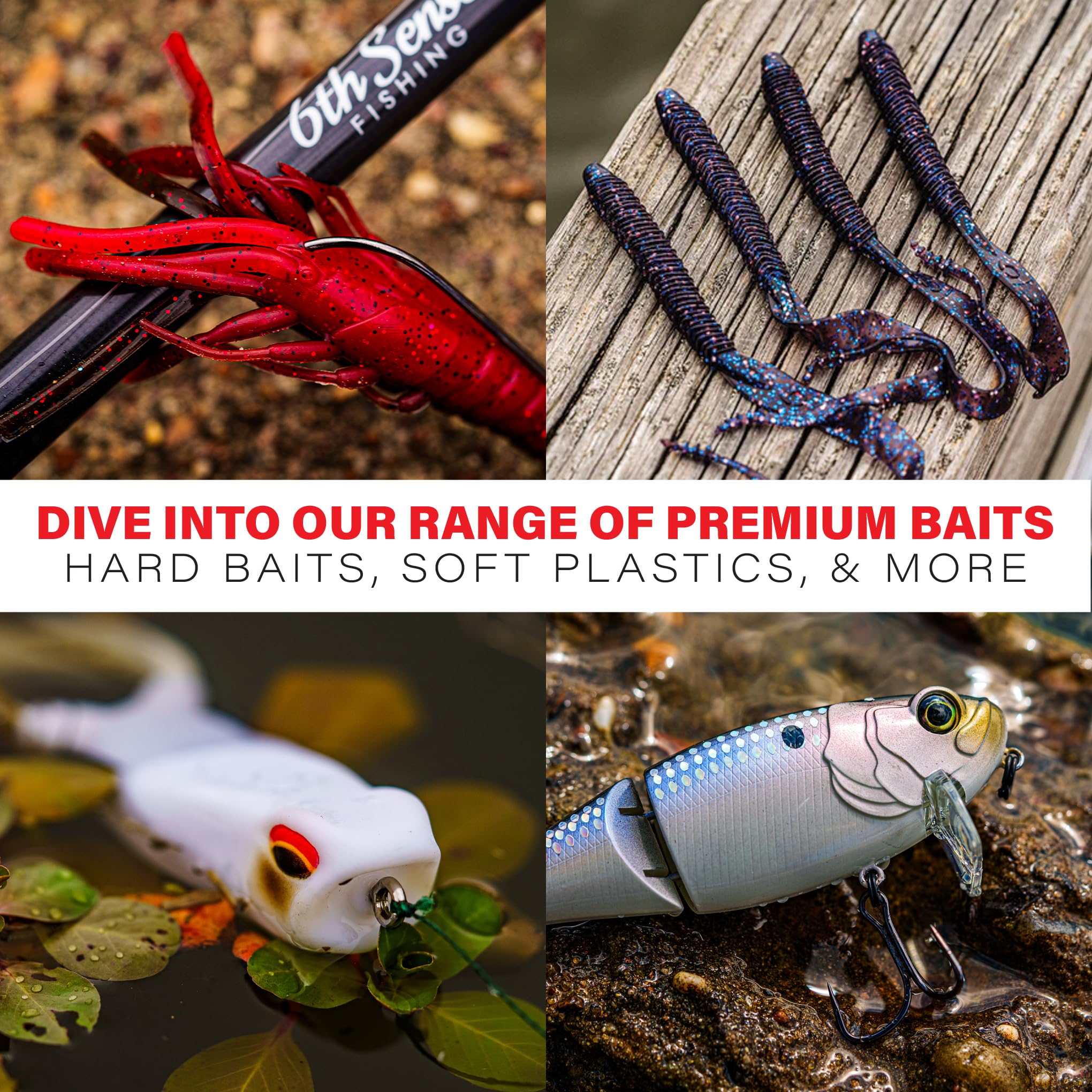6th Sense Fishing Juggle Minnow - Soft Plastic - Bass Fishing U1