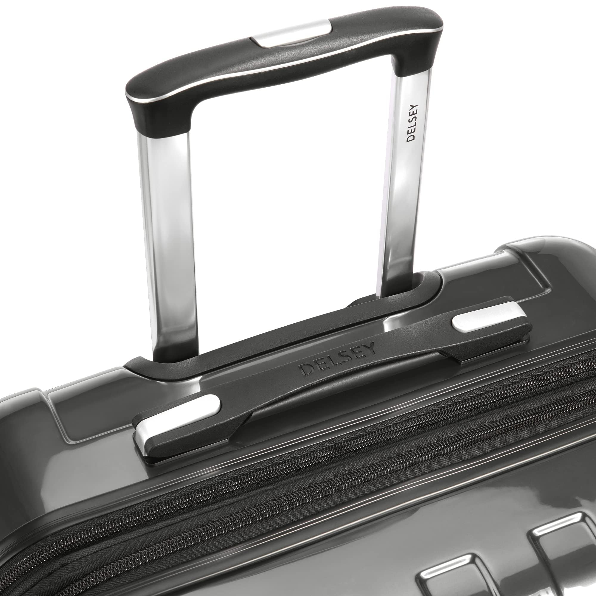 DELSEY Paris Helium Aero Hardside Expandable Luggage with Spinner Wheels ( Titanium , 3-Piece Set (21/24/28) ) Titanium 3 Piece Set 21 24 28 U1