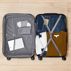 Amazon Basics Expandable Hardside Carry-On Luggage, Suitcase with Wheels, 21-Inch Spinner with Four Spinner Wheels and Scratch-Resistant Surface, Black U2