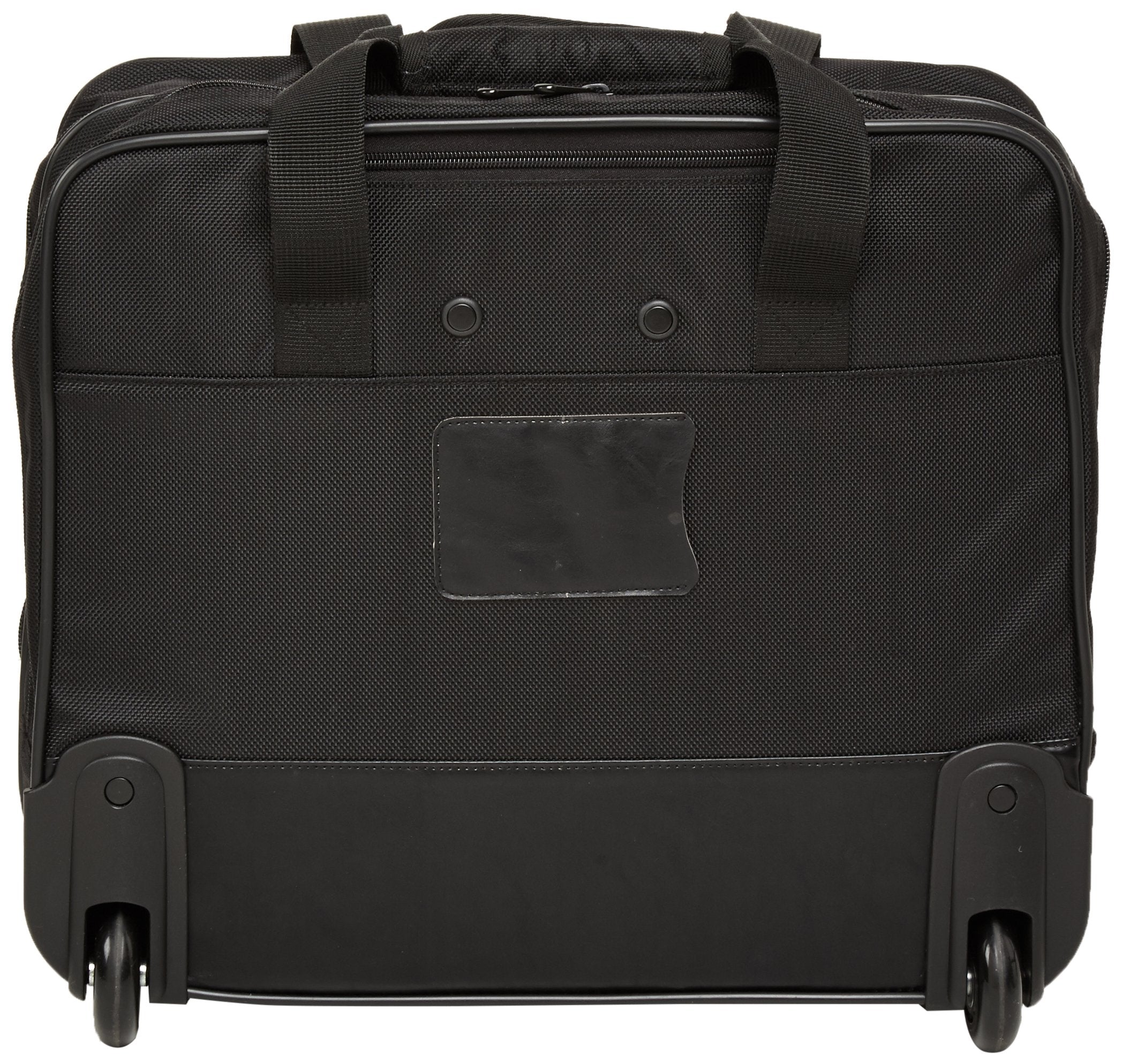 Amazon Basics Rolling Laptop Case, 14.5-Inch, Black U1