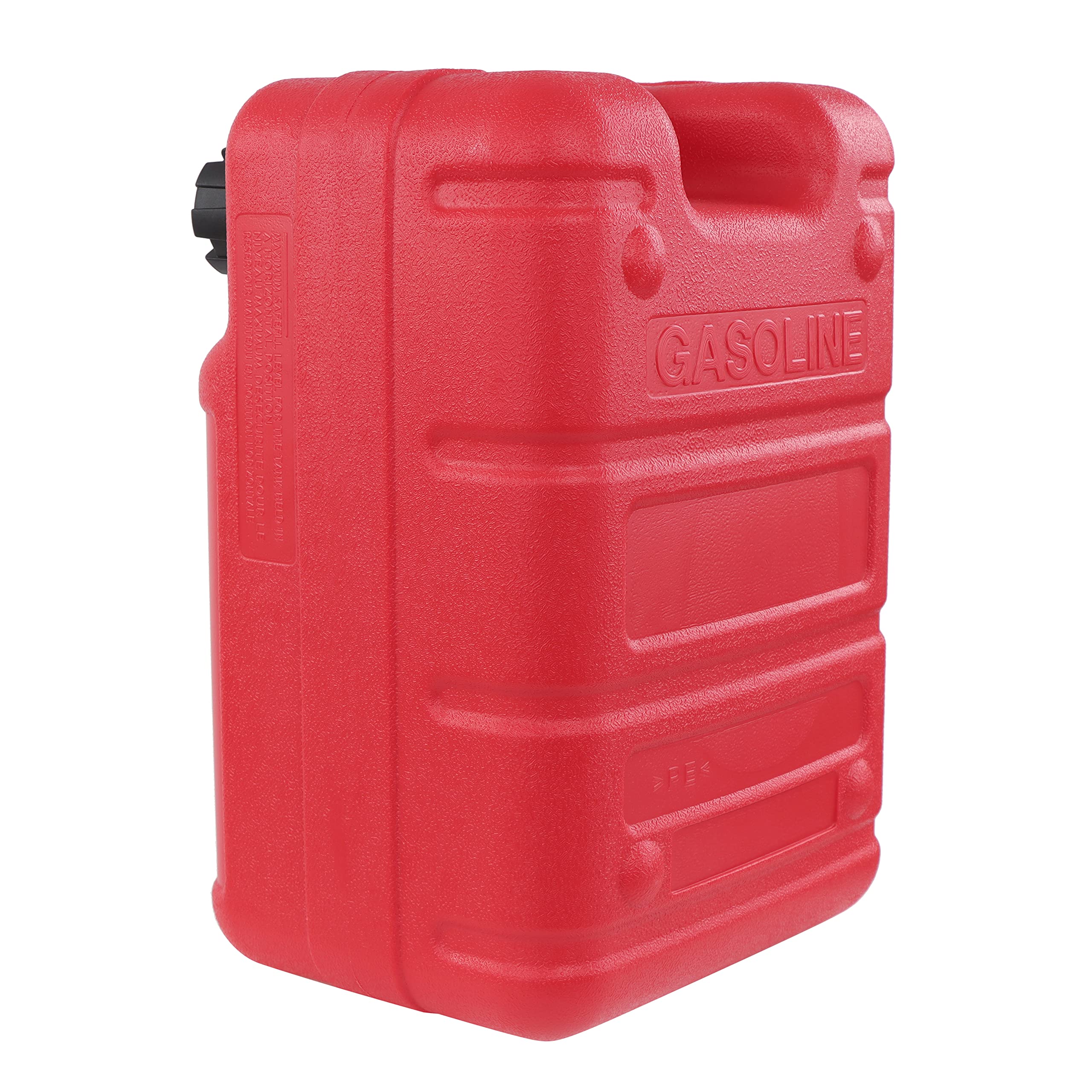 BISupply Boat Gas Tank Kit 6 Gallon - Portable Plastic Outboard Marine Boat Fuel Tank with Fill Hose U1