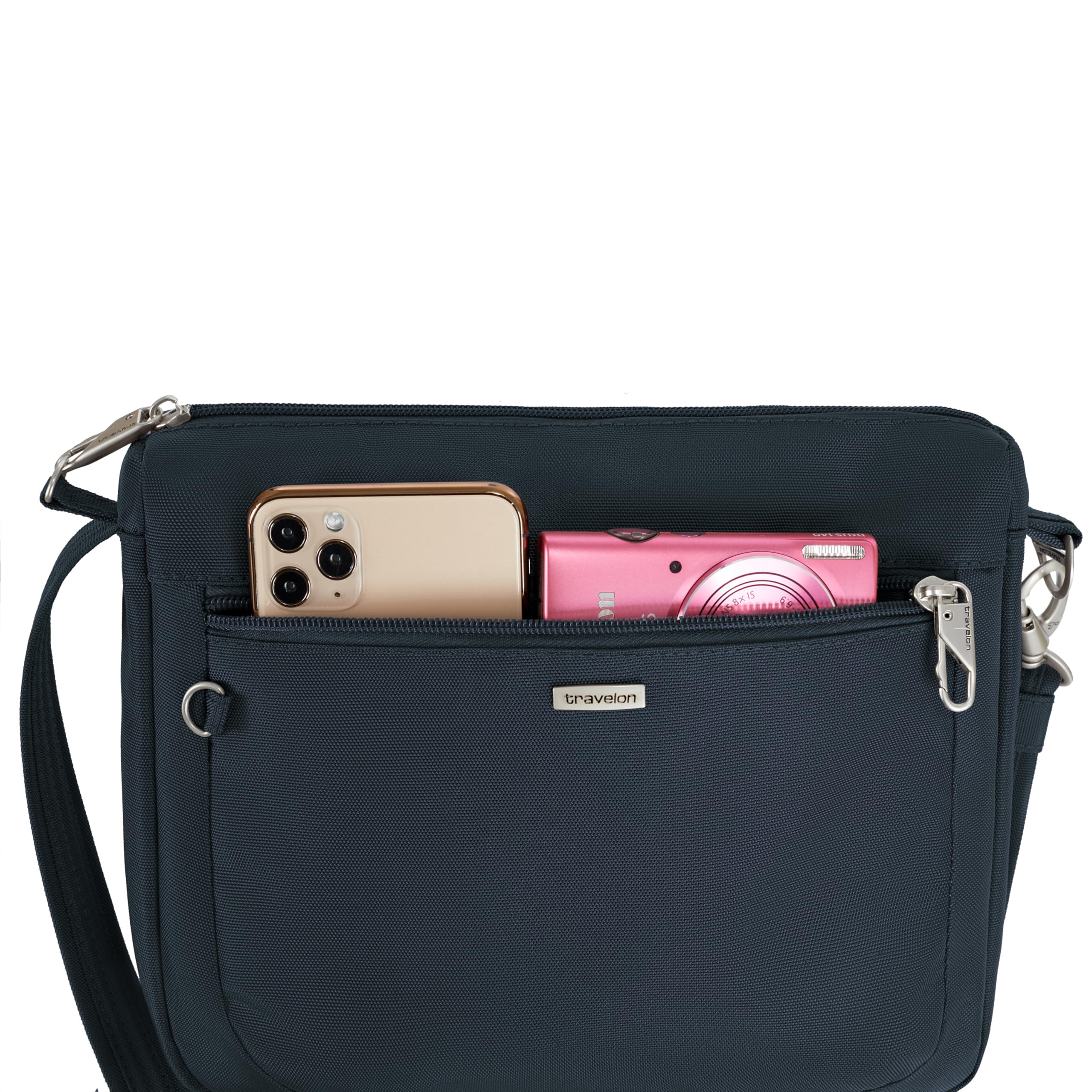 Travelon Anti-Theft Classic Small East/West Crossbody Midnight One Size U2