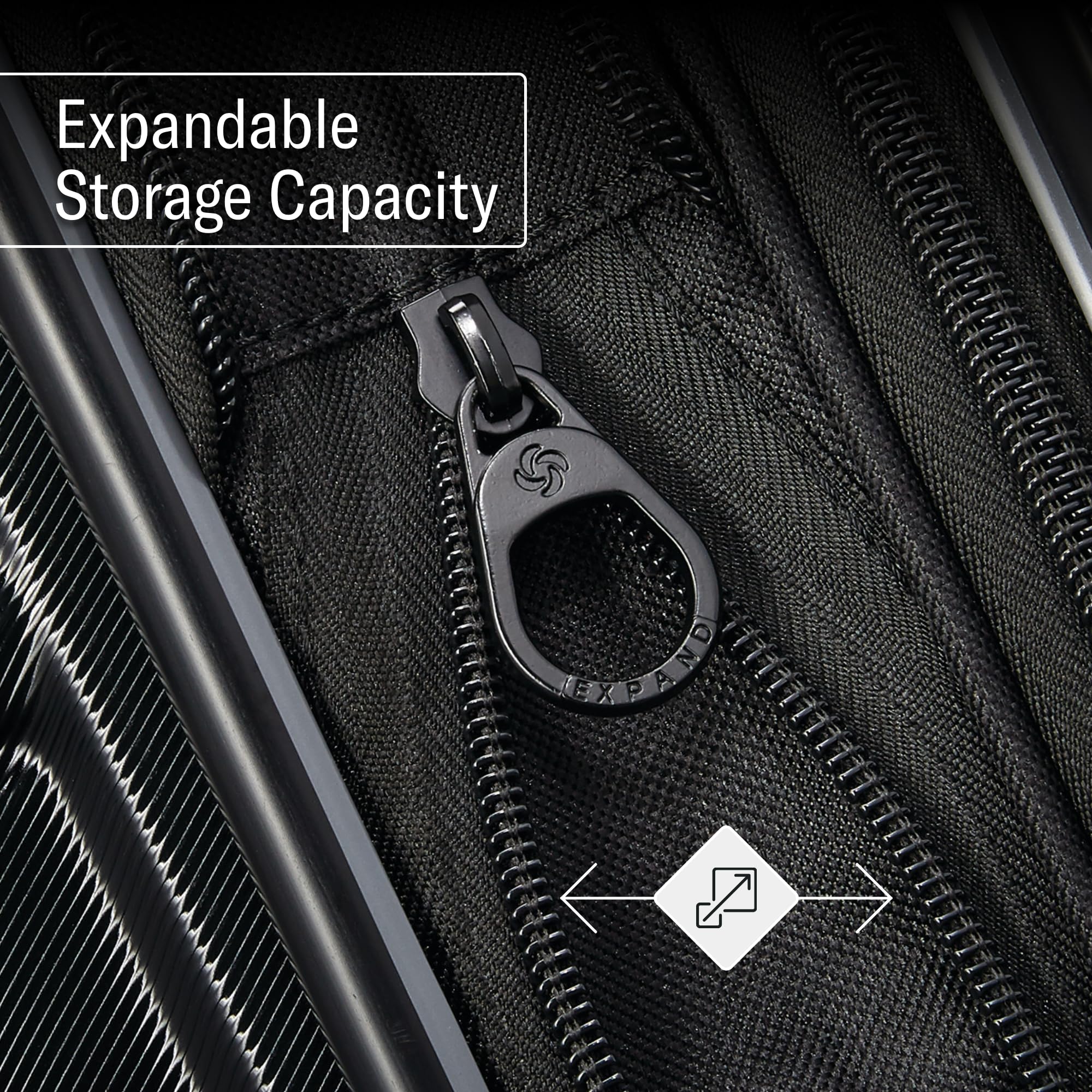 Samsonite Omni 2 International Carry-On Luggage with 360° Spinner Wheels - Scratch Resistant Hardshell - TSA, Airline-Approved - Expandable Polycarbonate Shell for Lightweight Travel - Artic Silver Arctic Silver Carry-on Spinner U1