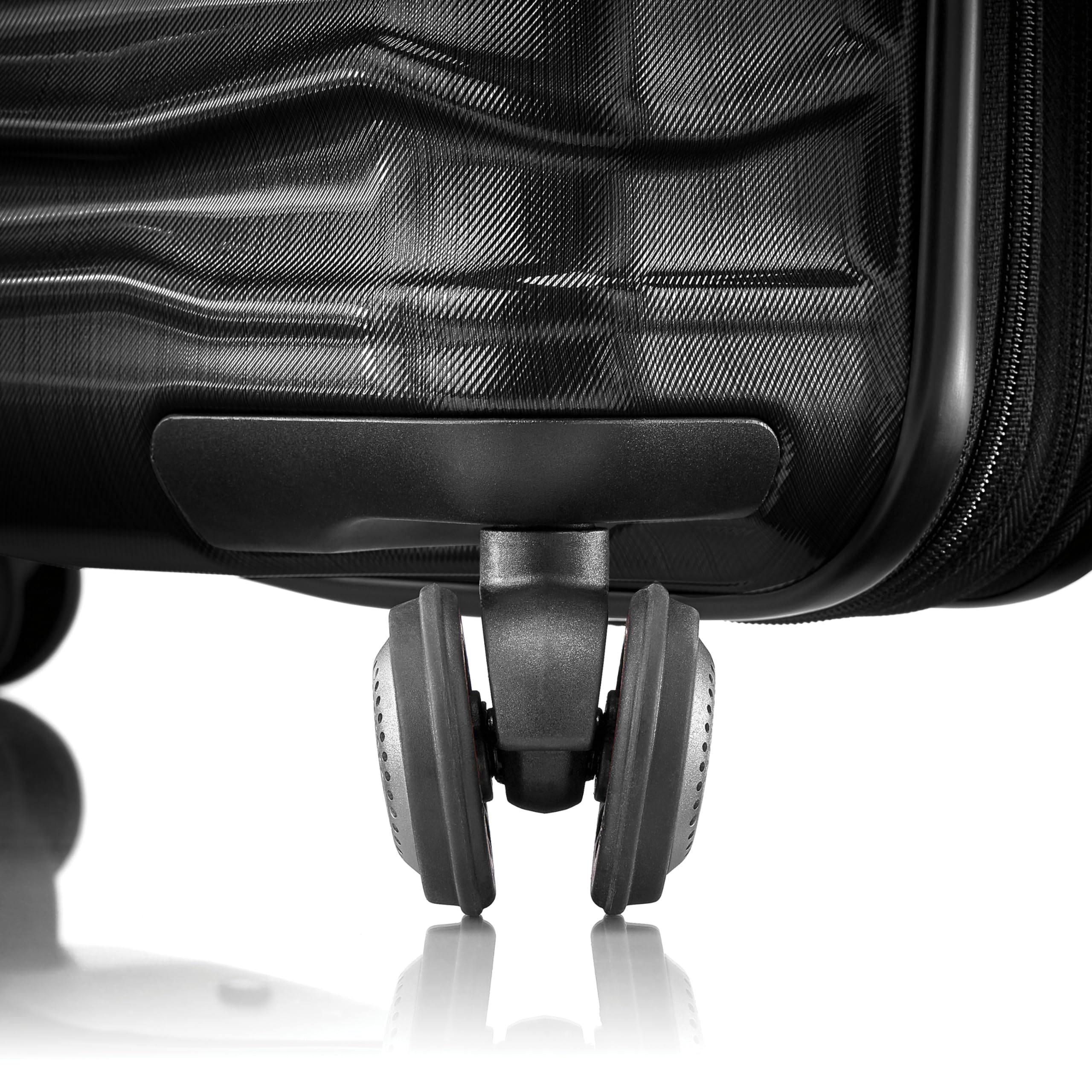 Samsonite Stryde 2 Hardside Expandable Luggage with Spinners, Stealth Black, Carry On U1