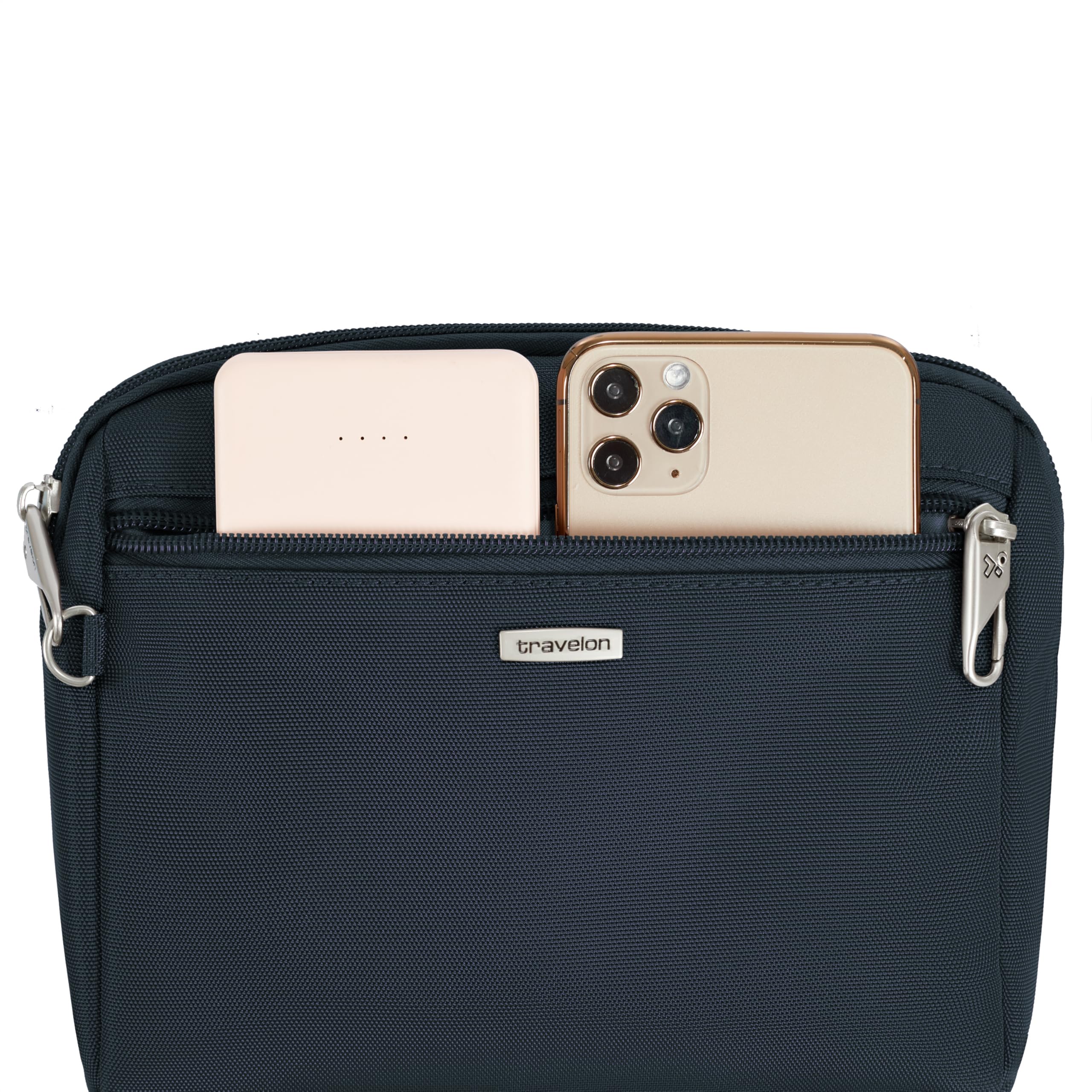 Travelon Anti-Theft Classic Convertible Crossbody & Waist Pack Midnight One Size U1