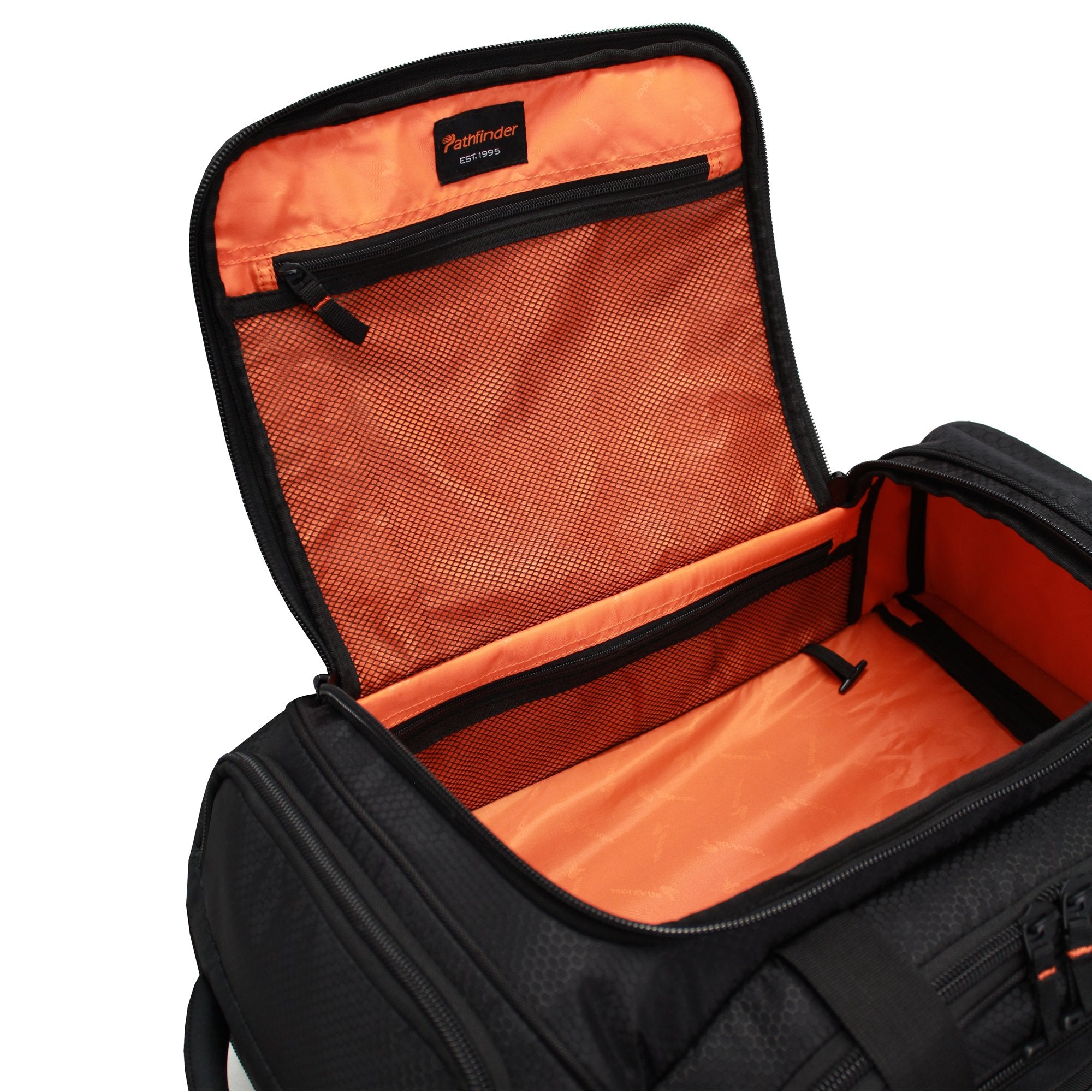 Pathfinder Gear 26 Inch Rolling Drop Bottom Duffel, Black, One Size U1