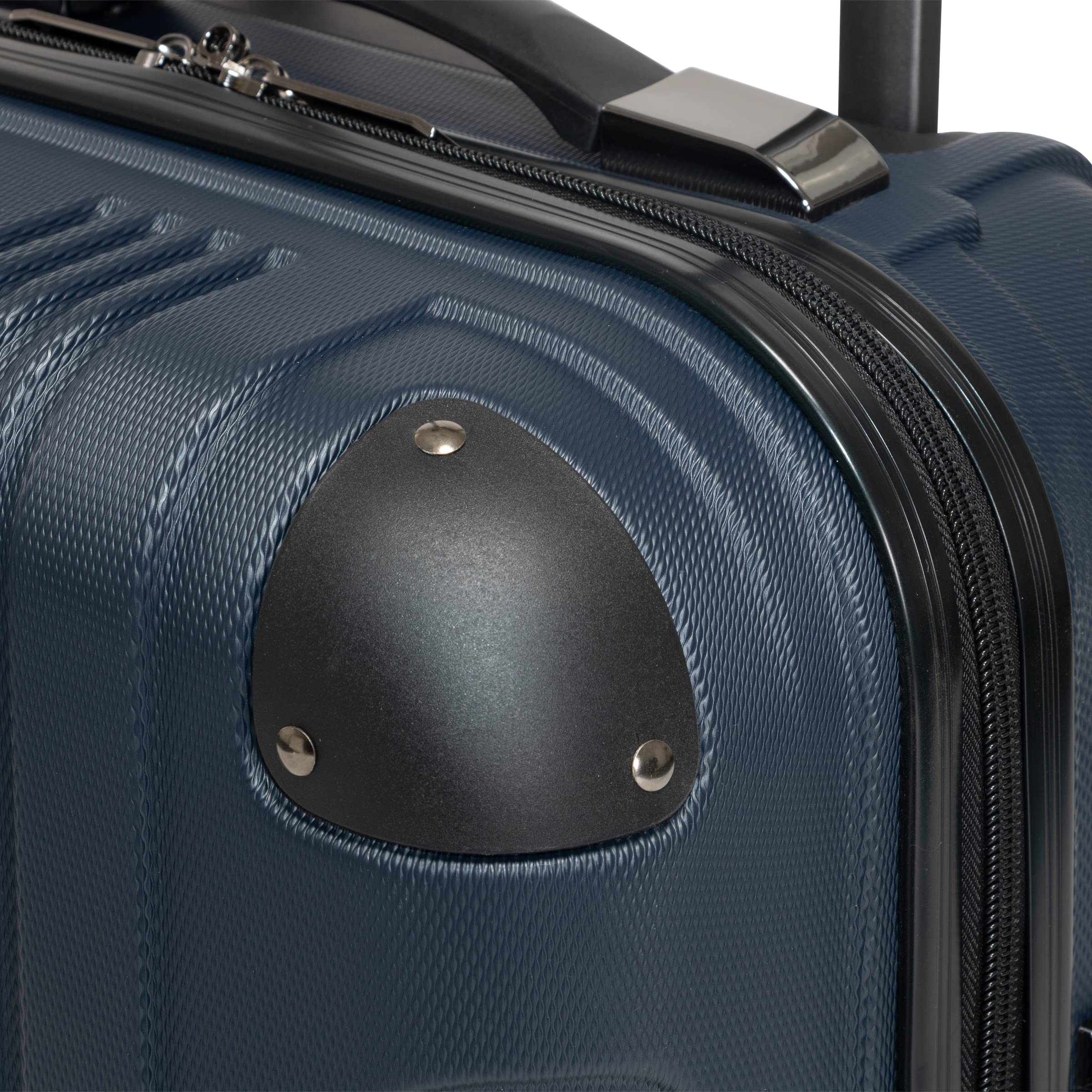 Kenneth Cole REACTION Out of Bounds Lightweight Hardshell 4-Wheel Spinner Luggage, Naval, 28-Inch Checked Naval 28-Inch Checked U1