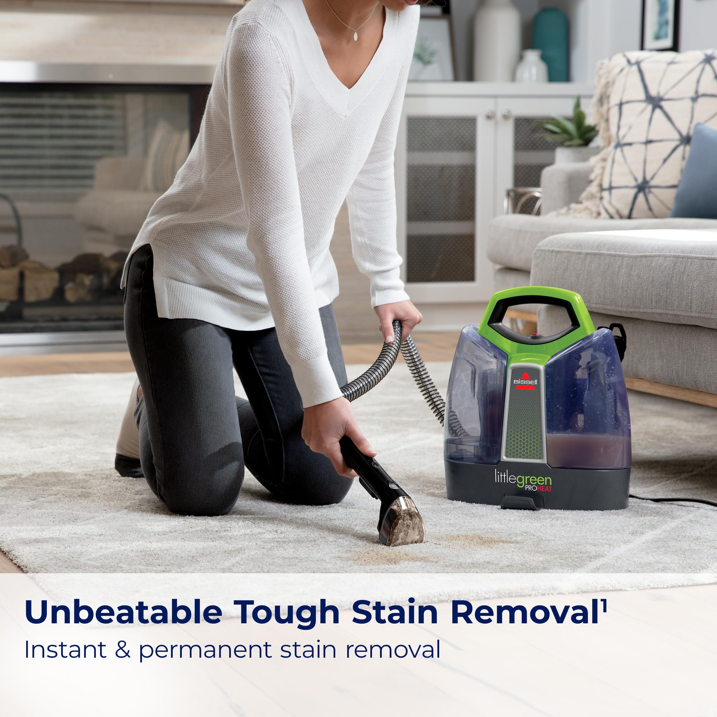 Bissell Little Green ProHeat Portable Carpet Cleaner, 2513G U1