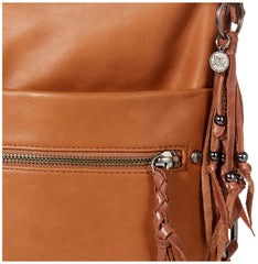 The Sak Ashland Bucket Bag in Leather, Casual Everyday Purse with Removable Crossbody Strap, Handcrafted & Sustainably-Made, Brown Brown One Size U1