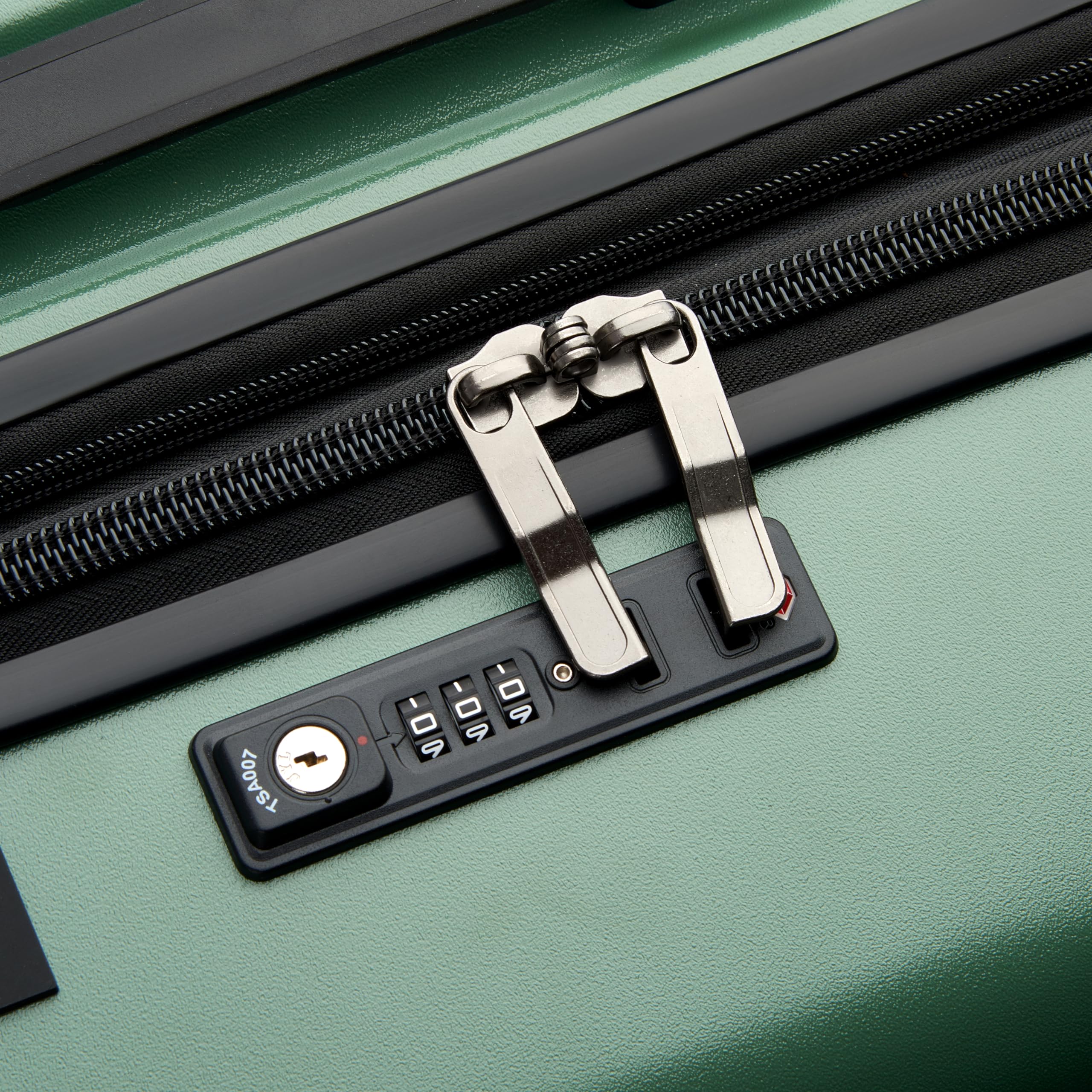 Jeep JH002B Hardside Expandable Luggage with Spinner Wheels, Elm Green, Checked-Large 29 Inch Elm Green Checked-Large 29 Inch U1