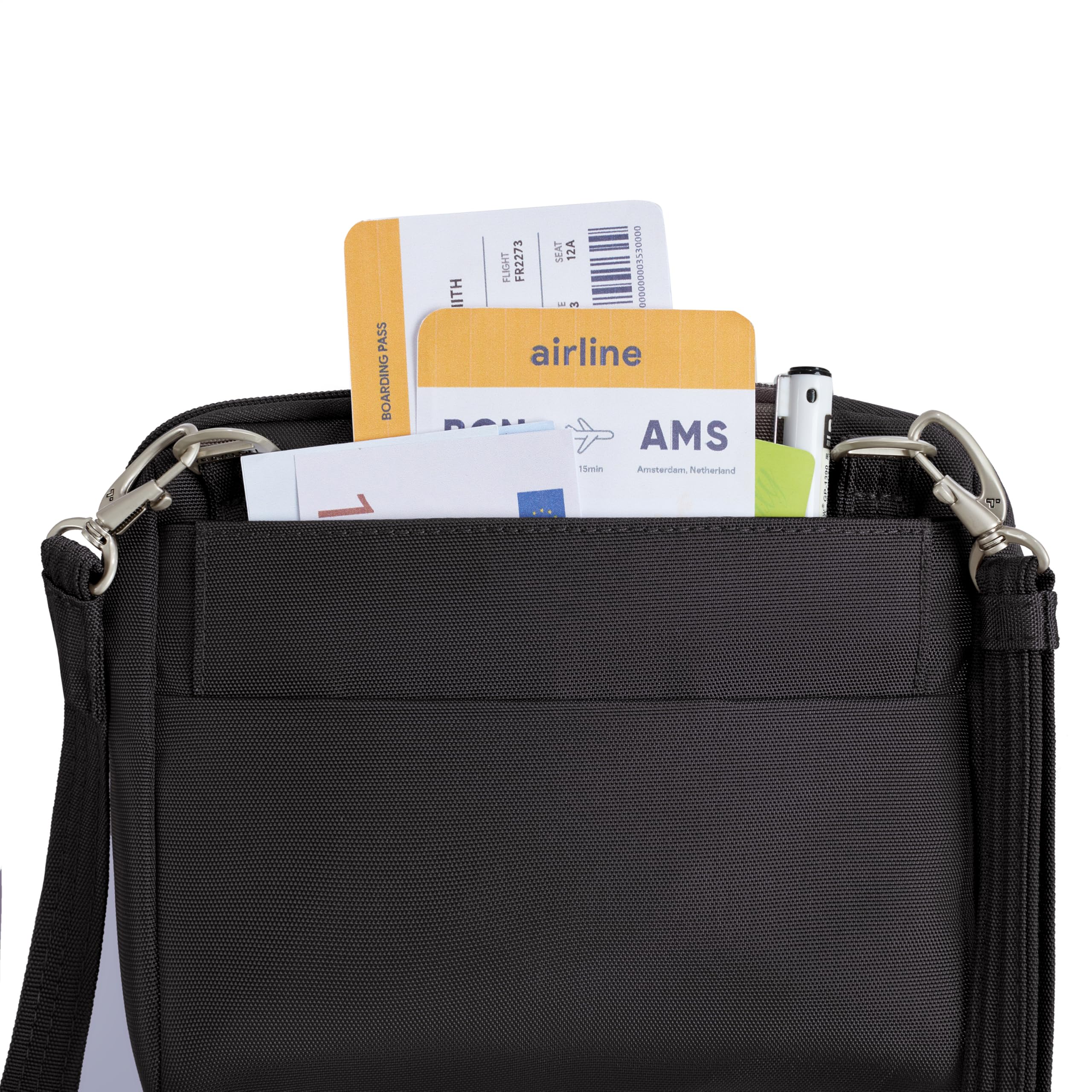 Travelon Anti-Theft Classic Convertible Crossbody & Waist Pack Wine One Size U1