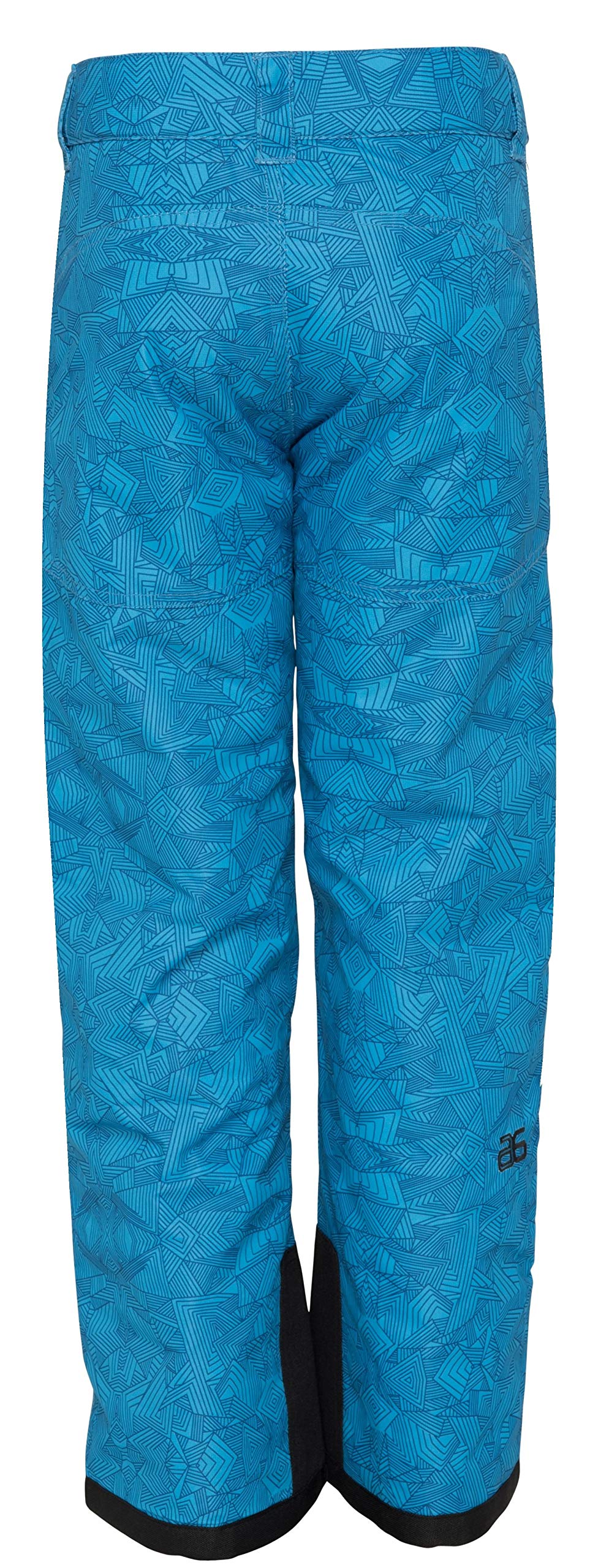 Arctix Kids Snow Pants with Reinforced Knees and Seat ( Diamond Print Marina Blue , X-Large ) Diamond Print Marina Blue X Large U7