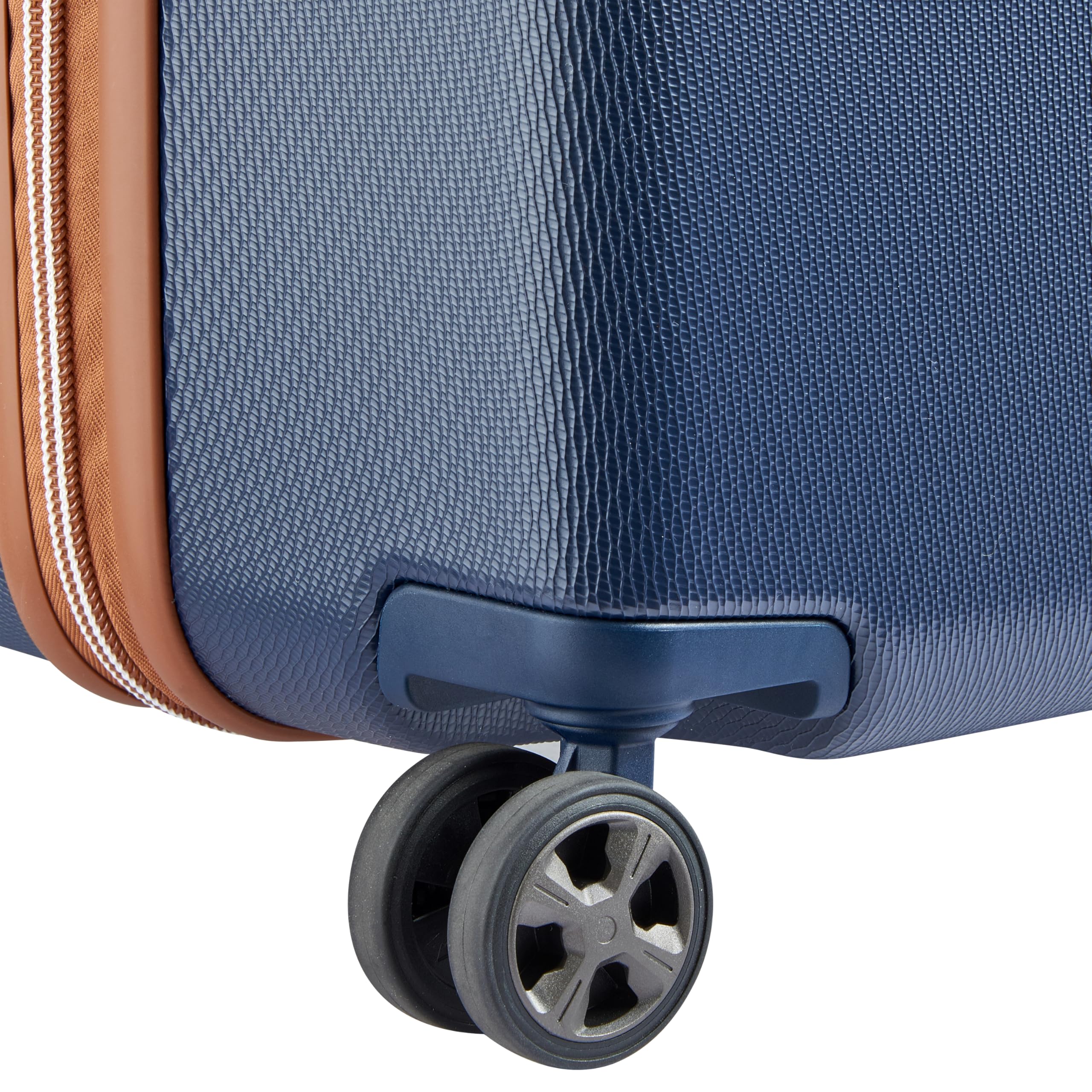 DELSEY PARIS Chatelet Air 2.0 Hardside Luggage with Spinner Wheels, Navy Blue, Checked-Large 28 Inch Navy Blue Checked-Large 28 Inch U1