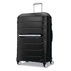 Samsonite Freeform Hardside Expandable with Double Spinner Wheels ( Black , Checked-Large Spinner ) Black Checked Large Spinner U36